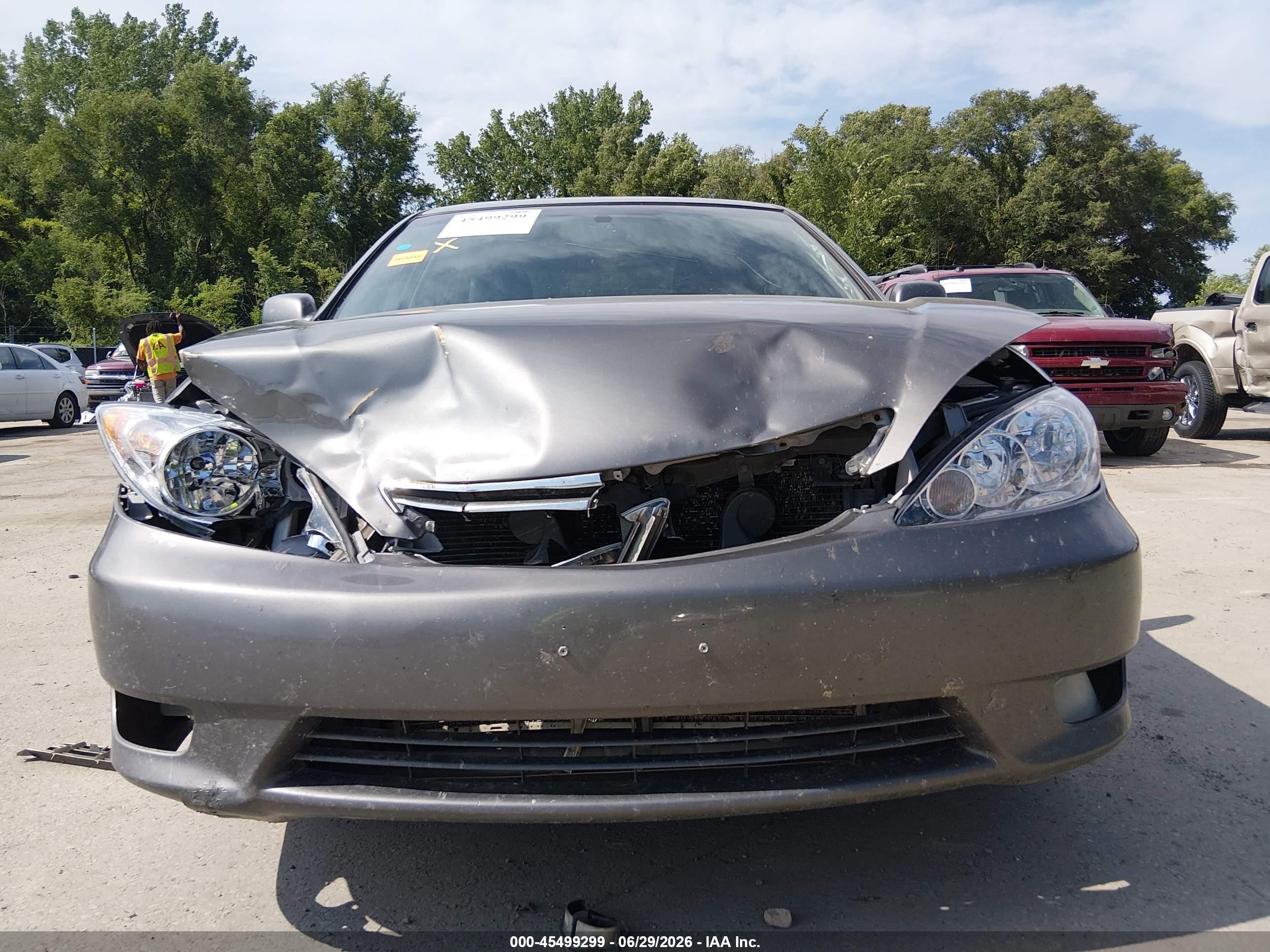 2006 Toyota Camry Xle V6 Gray vin: 4T1BF32K16U627911