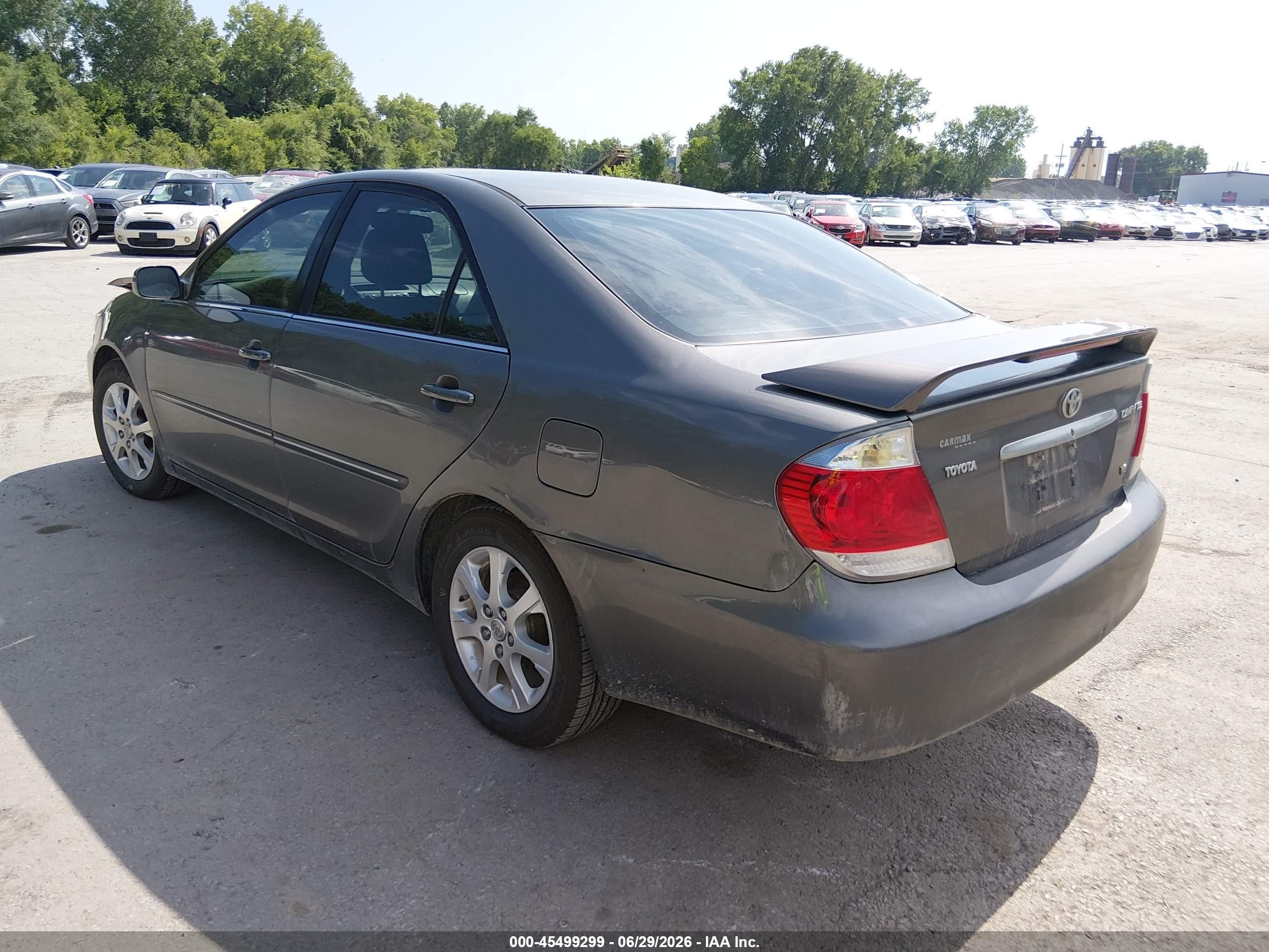 2006 Toyota Camry Xle V6 Gray vin: 4T1BF32K16U627911