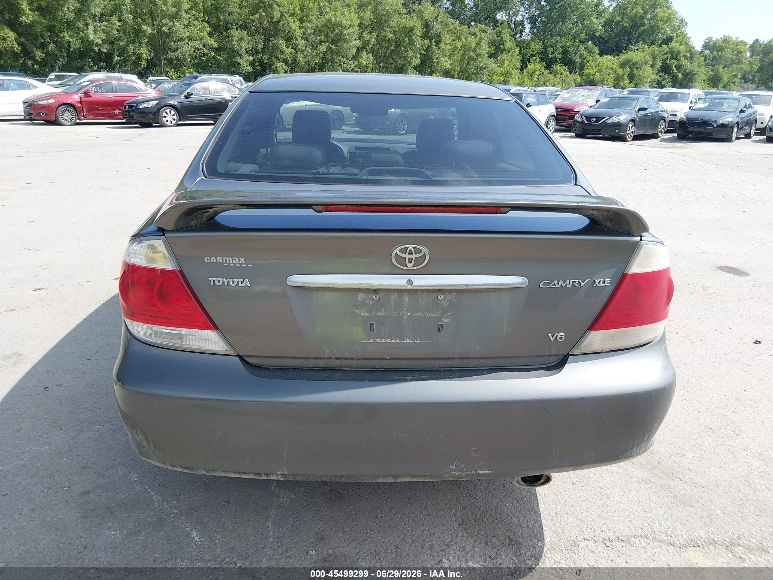 2006 Toyota Camry Xle V6 Gray vin: 4T1BF32K16U627911