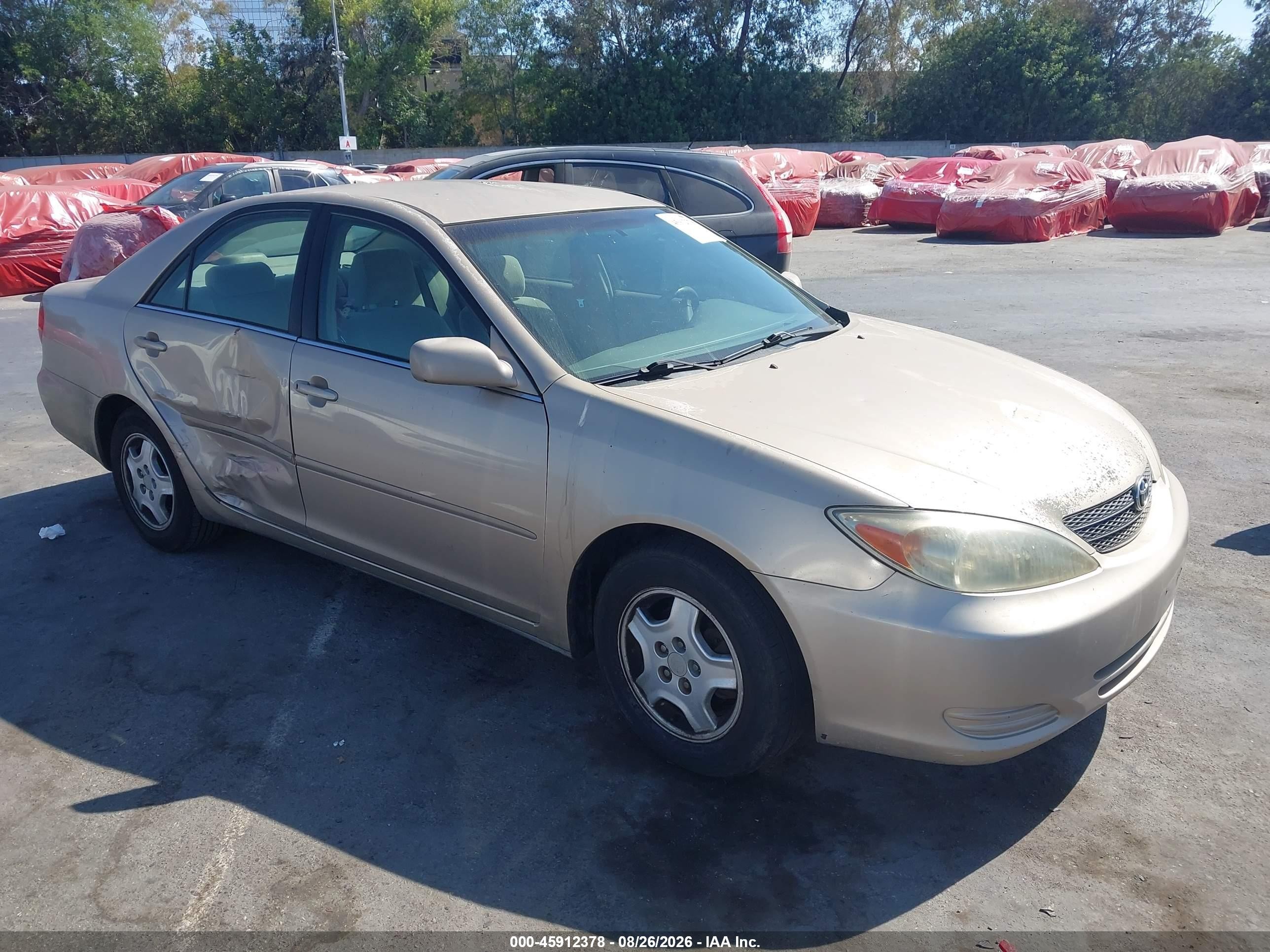 2002 Toyota Camry Le V6 Золотой vin: 4T1BF32K22U013878