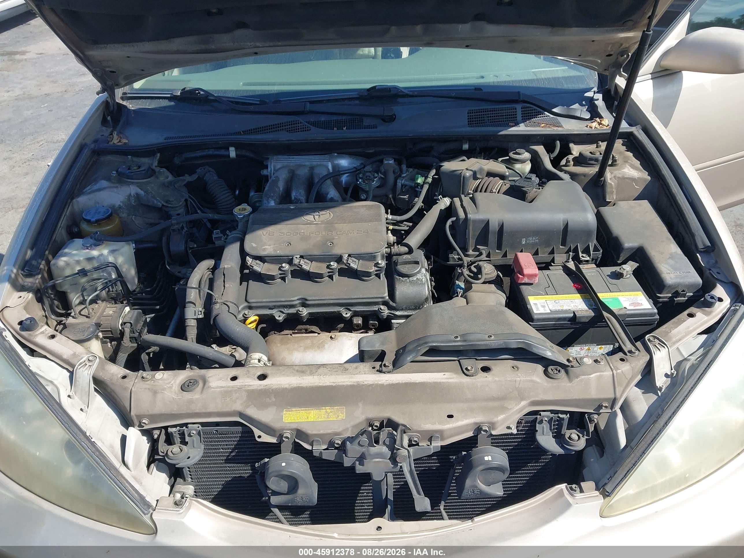 2002 Toyota Camry Le V6 Gold vin: 4T1BF32K22U013878