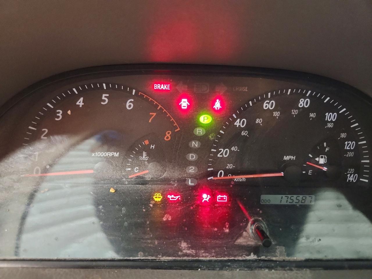 2002 Toyota Camry Le V6 Золотой vin: 4T1BF32K22U508887