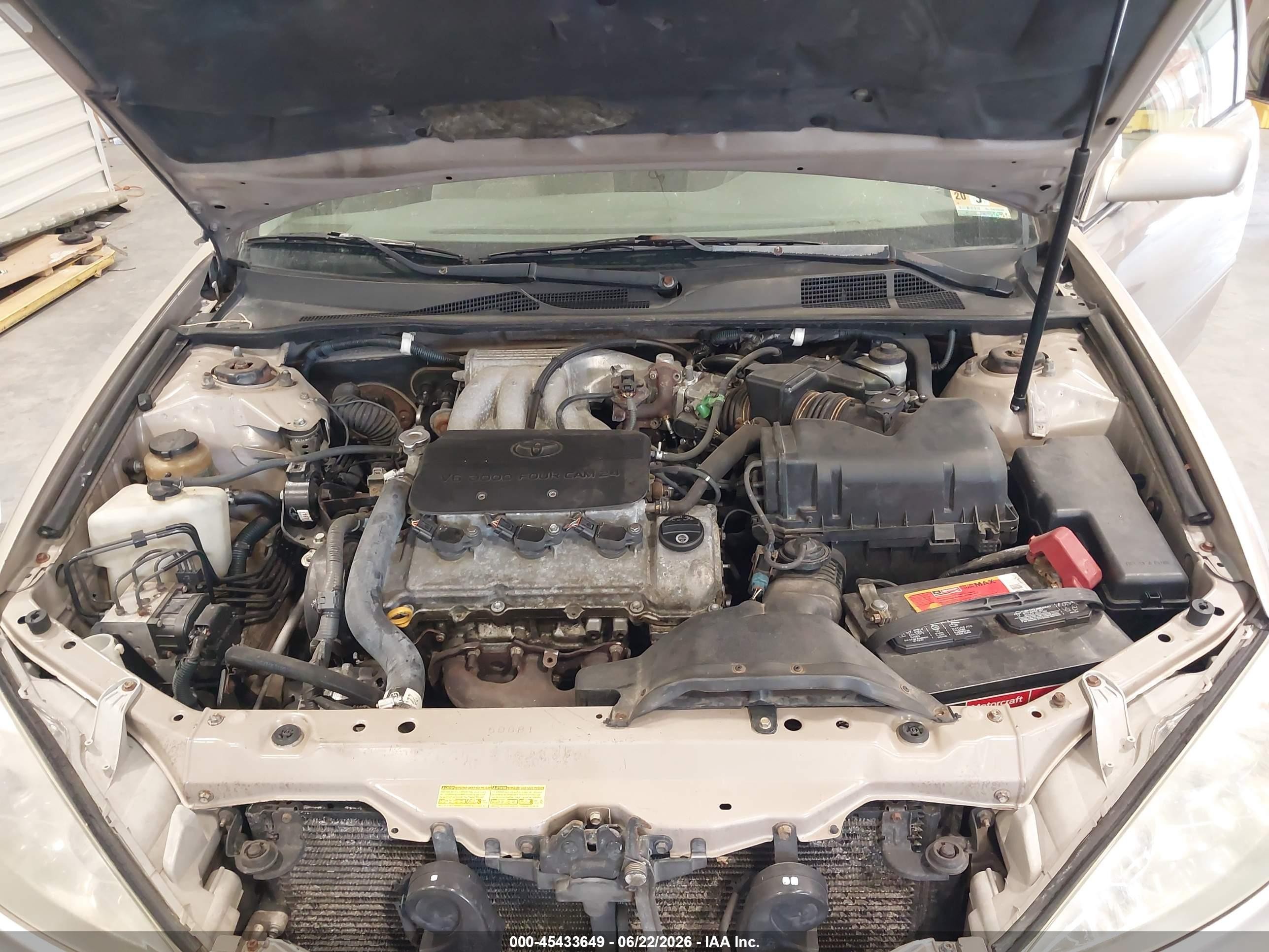 2002 Toyota Camry Le V6 Brown vin: 4T1BF32K22U522448