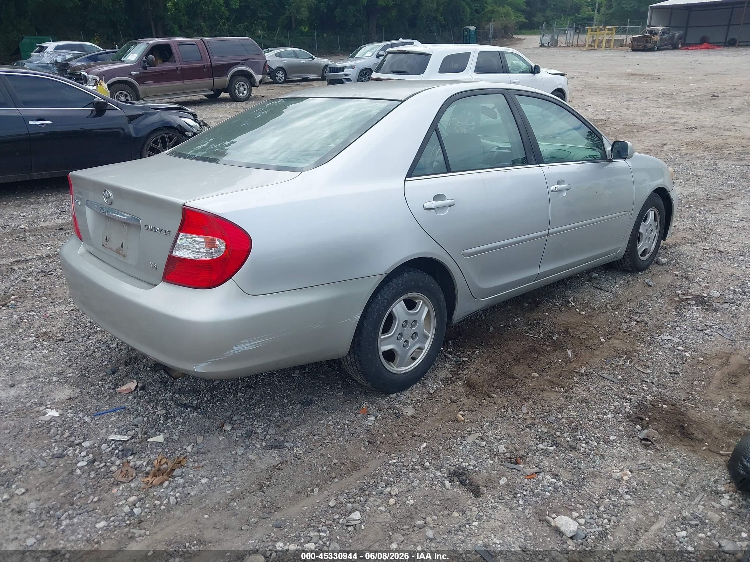 2003 Toyota Camry Le V6 Серый vin: 4T1BF32K23U038782