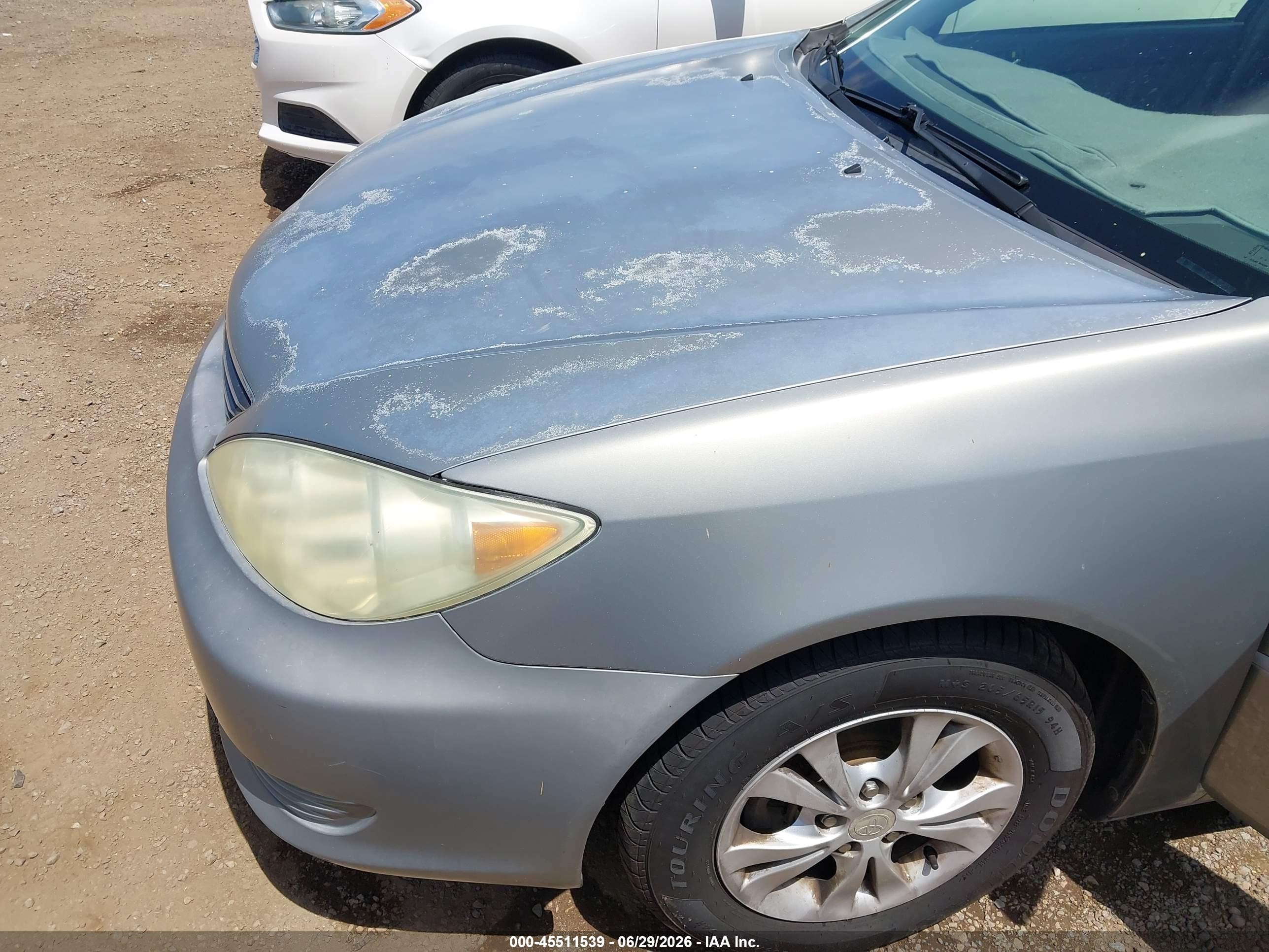 2005 Toyota Camry Le V6 Silver vin: 4T1BF32K25U621310