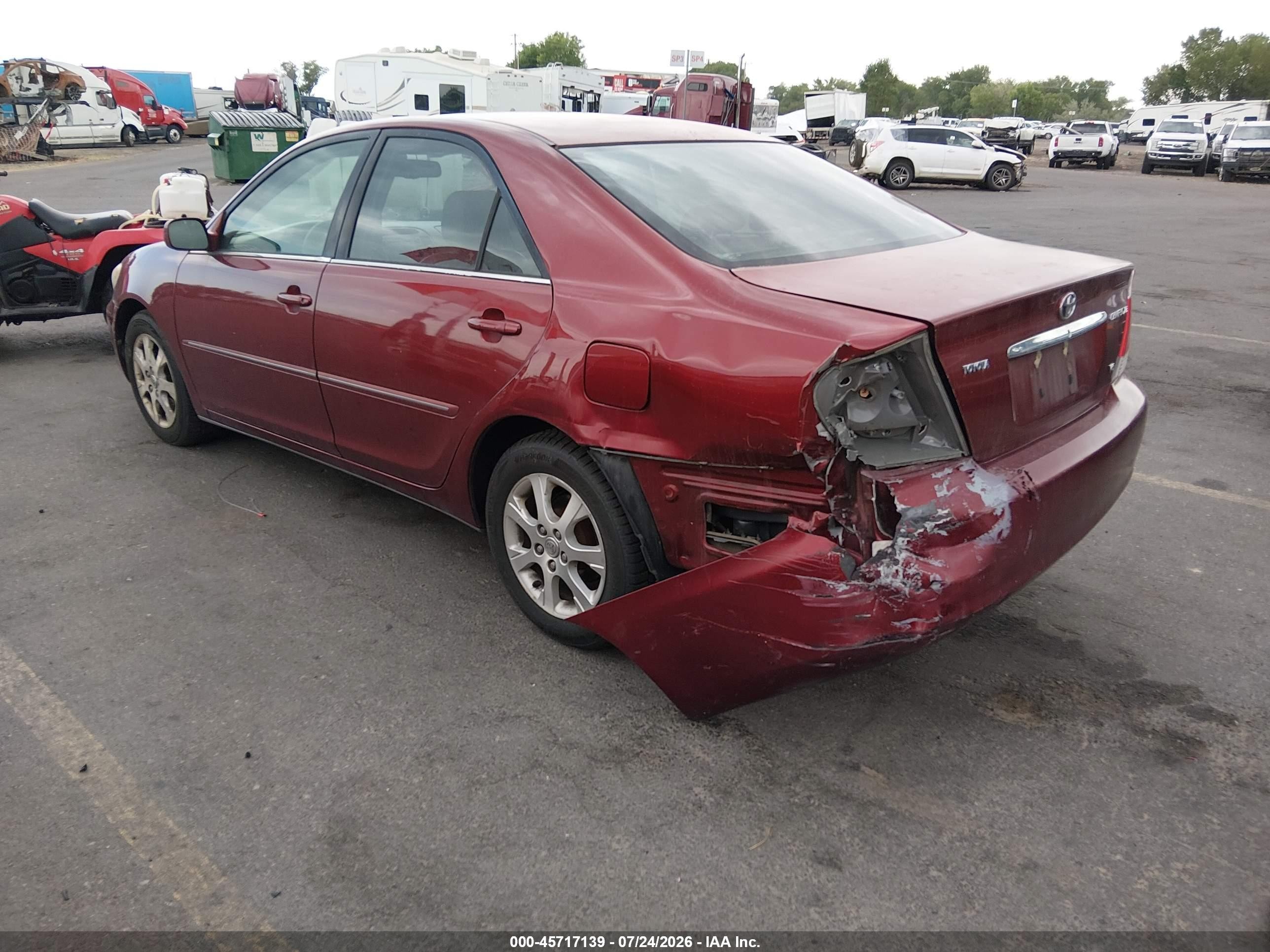 2006 Toyota Camry Xle V6 Burgundy vin: 4T1BF32K26U114053