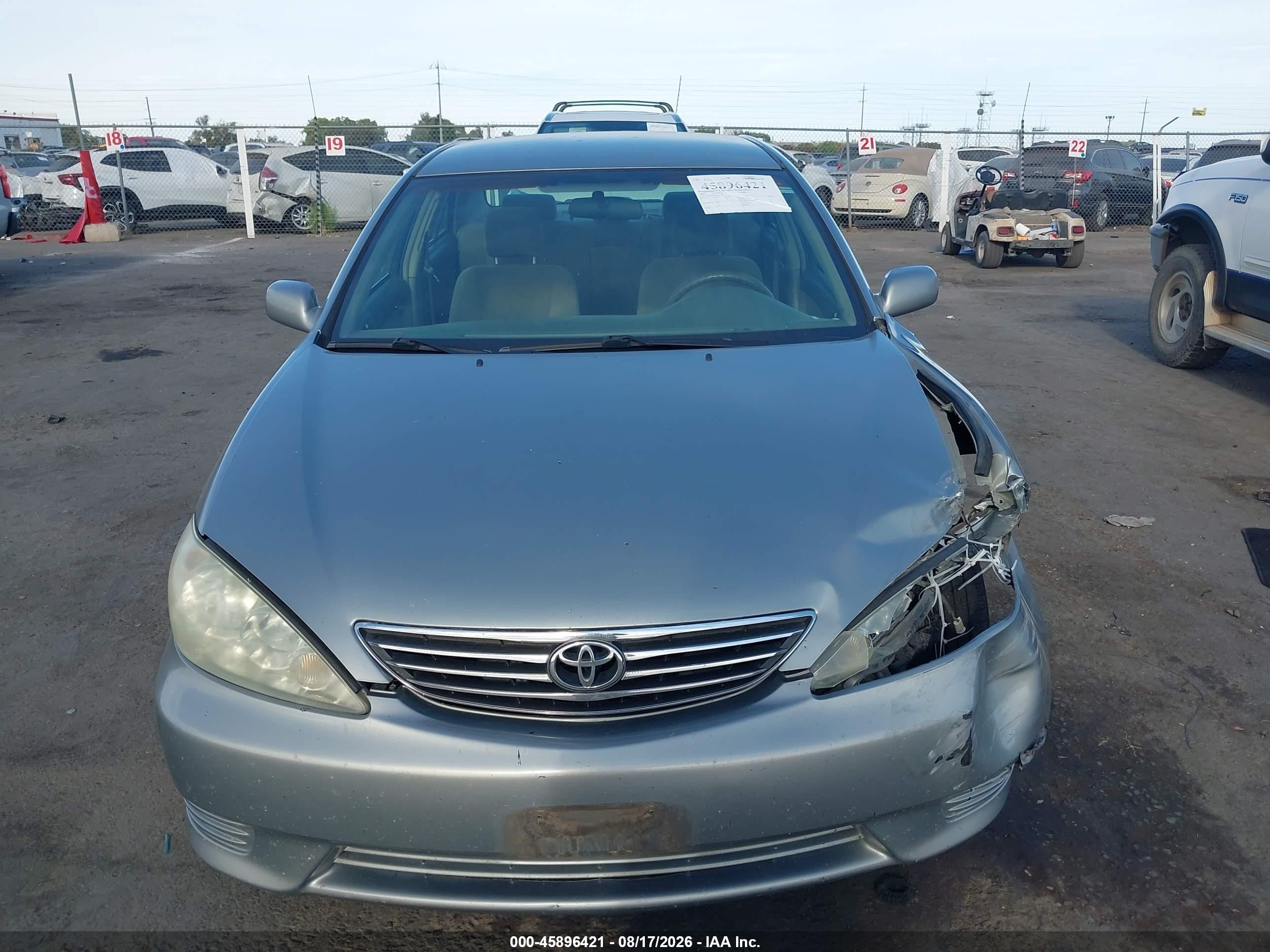 2006 Toyota Camry Le V6 Gray vin: 4T1BF32K26U623348