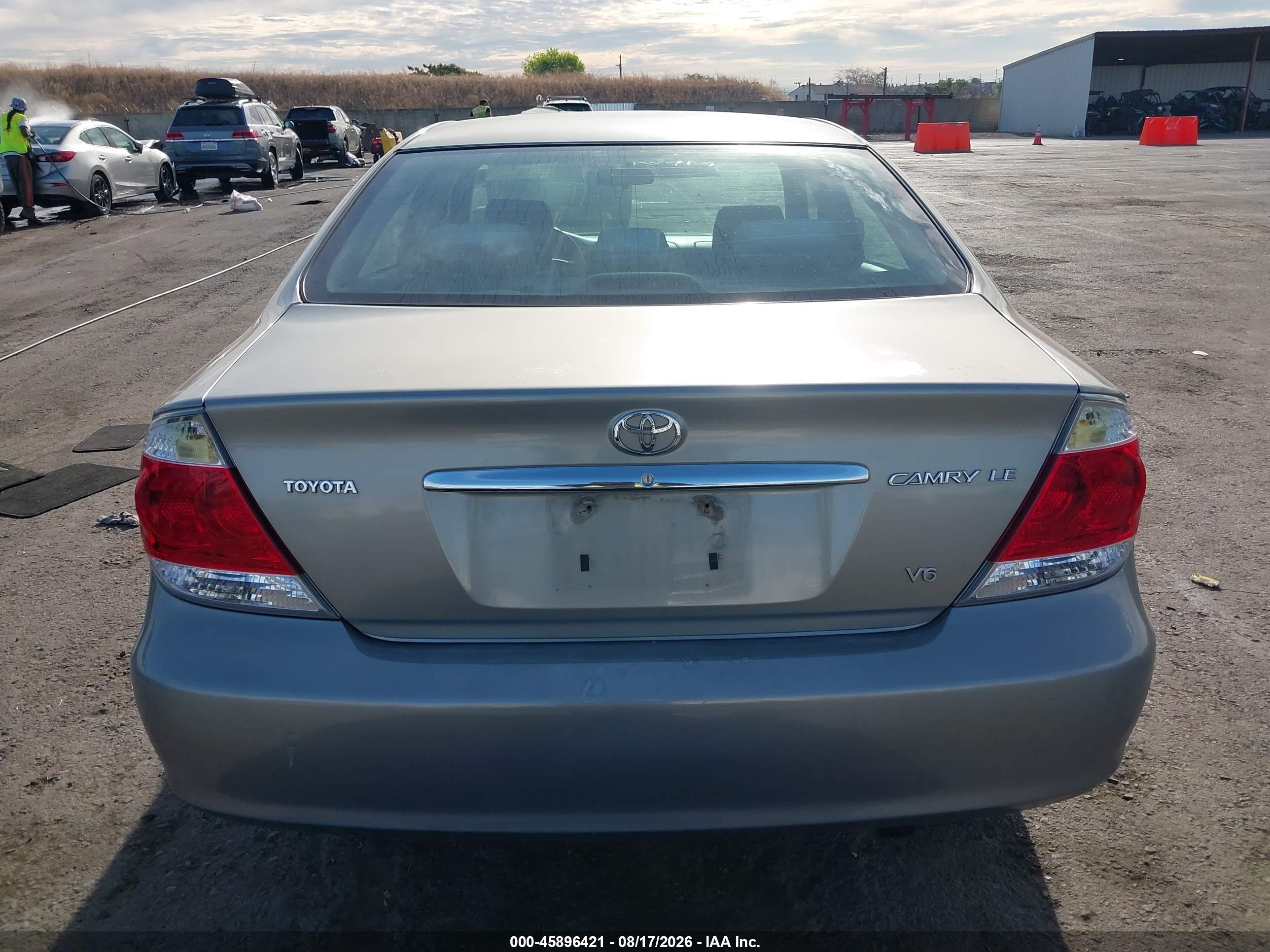 2006 Toyota Camry Le V6 Gray vin: 4T1BF32K26U623348