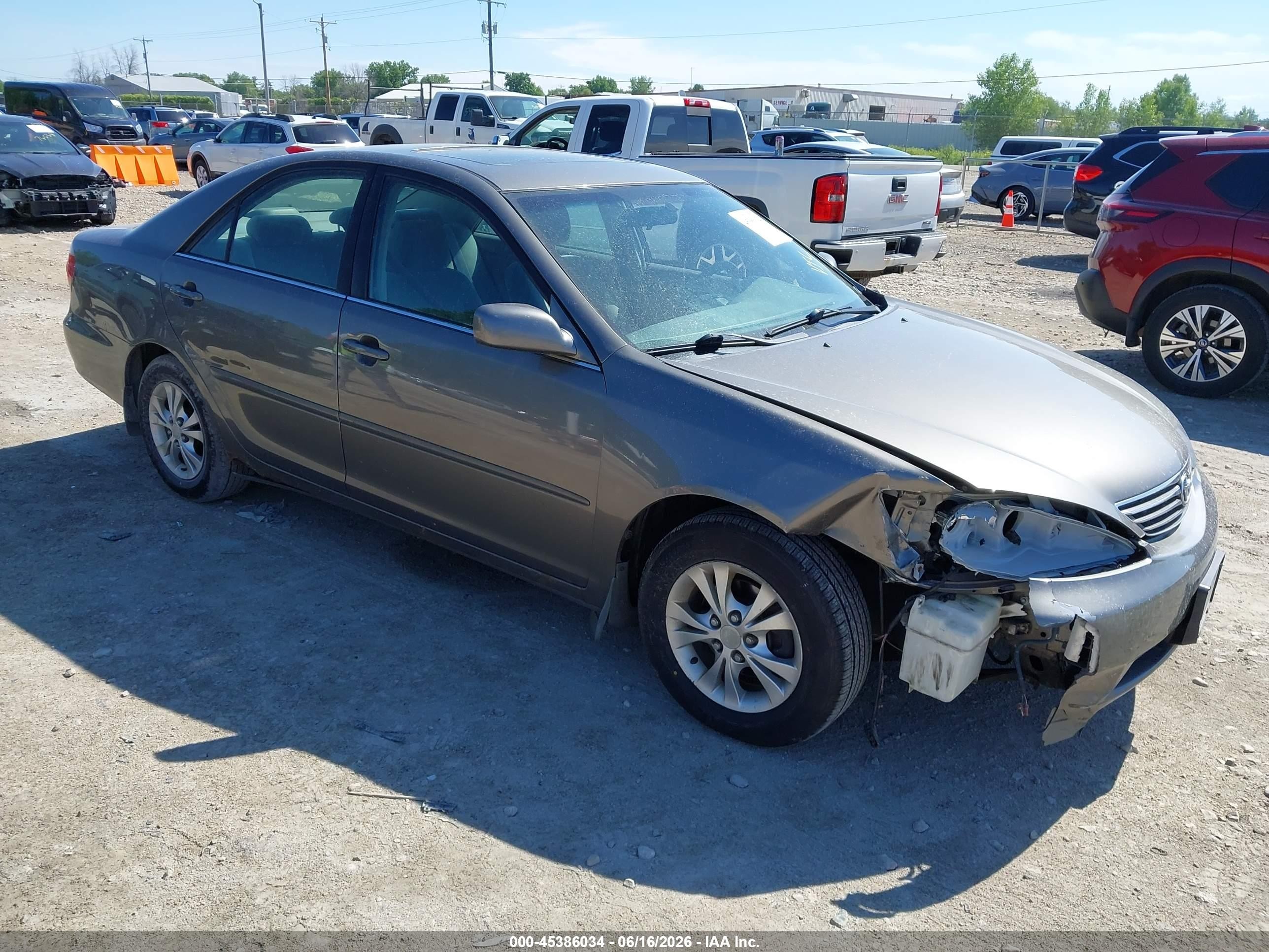 2006 Toyota Camry Le V6 Gray vin: 4T1BF32K26U633636