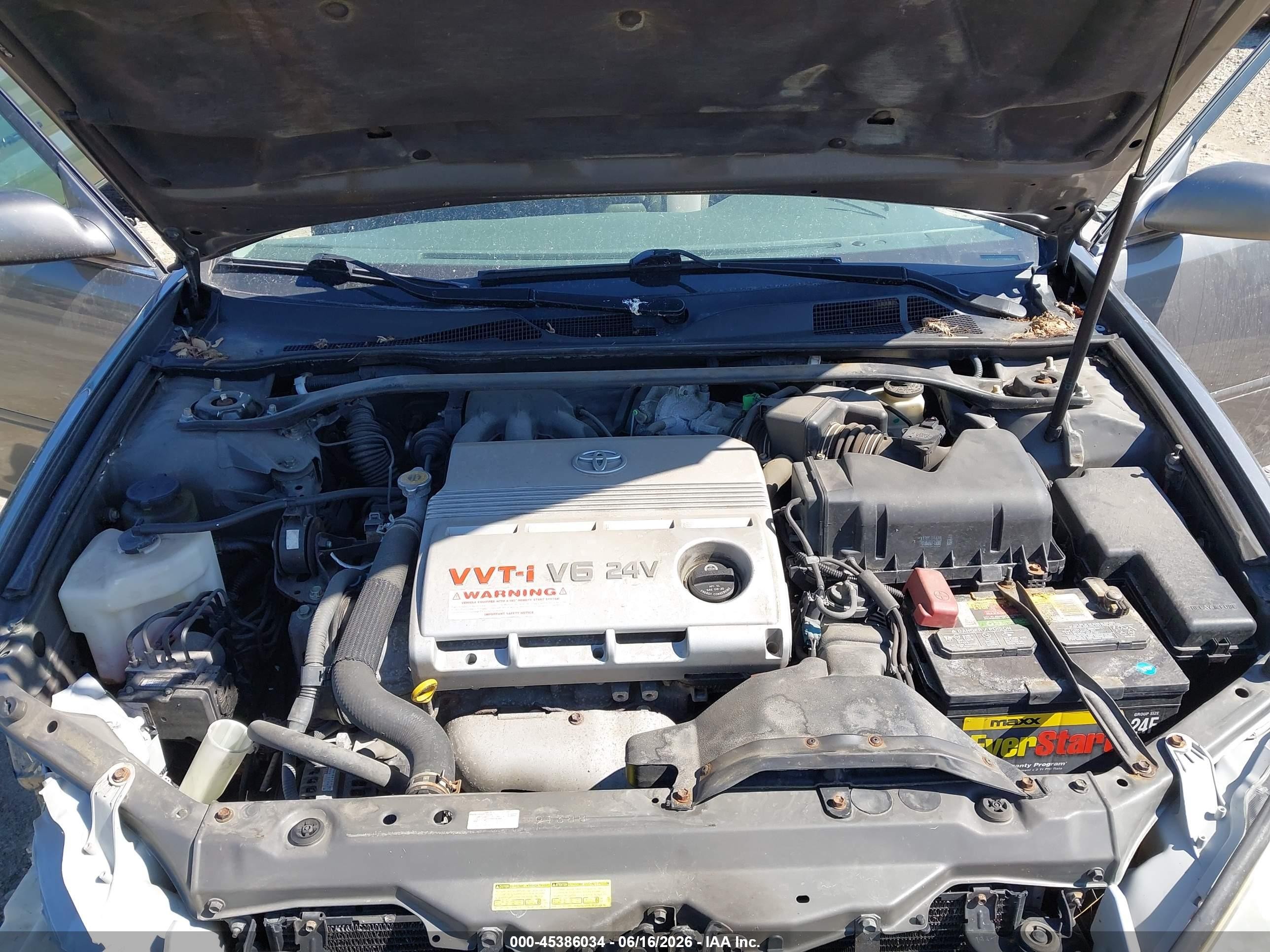 2006 Toyota Camry Le V6 Серый vin: 4T1BF32K26U633636