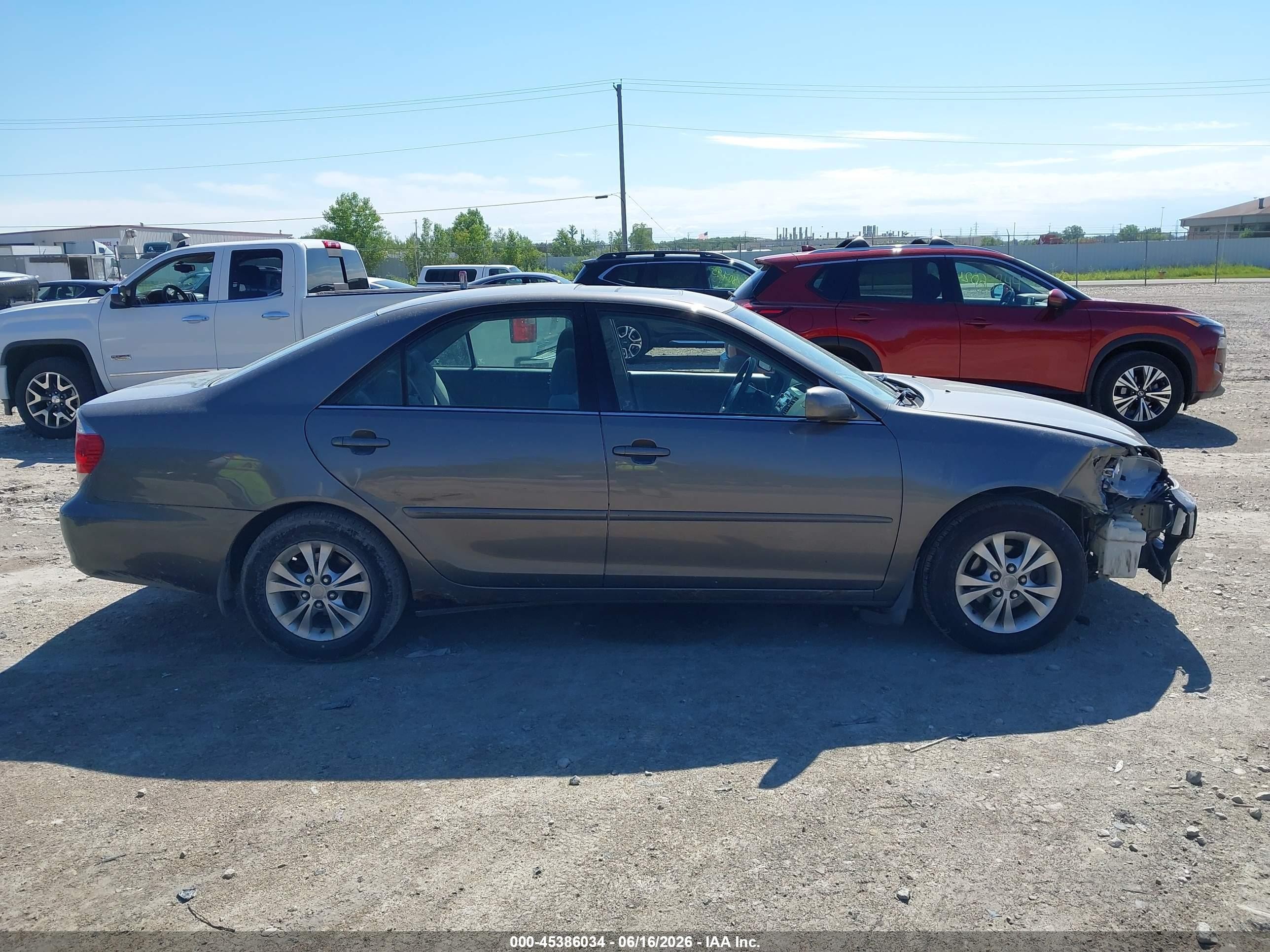 2006 Toyota Camry Le V6 Серый vin: 4T1BF32K26U633636