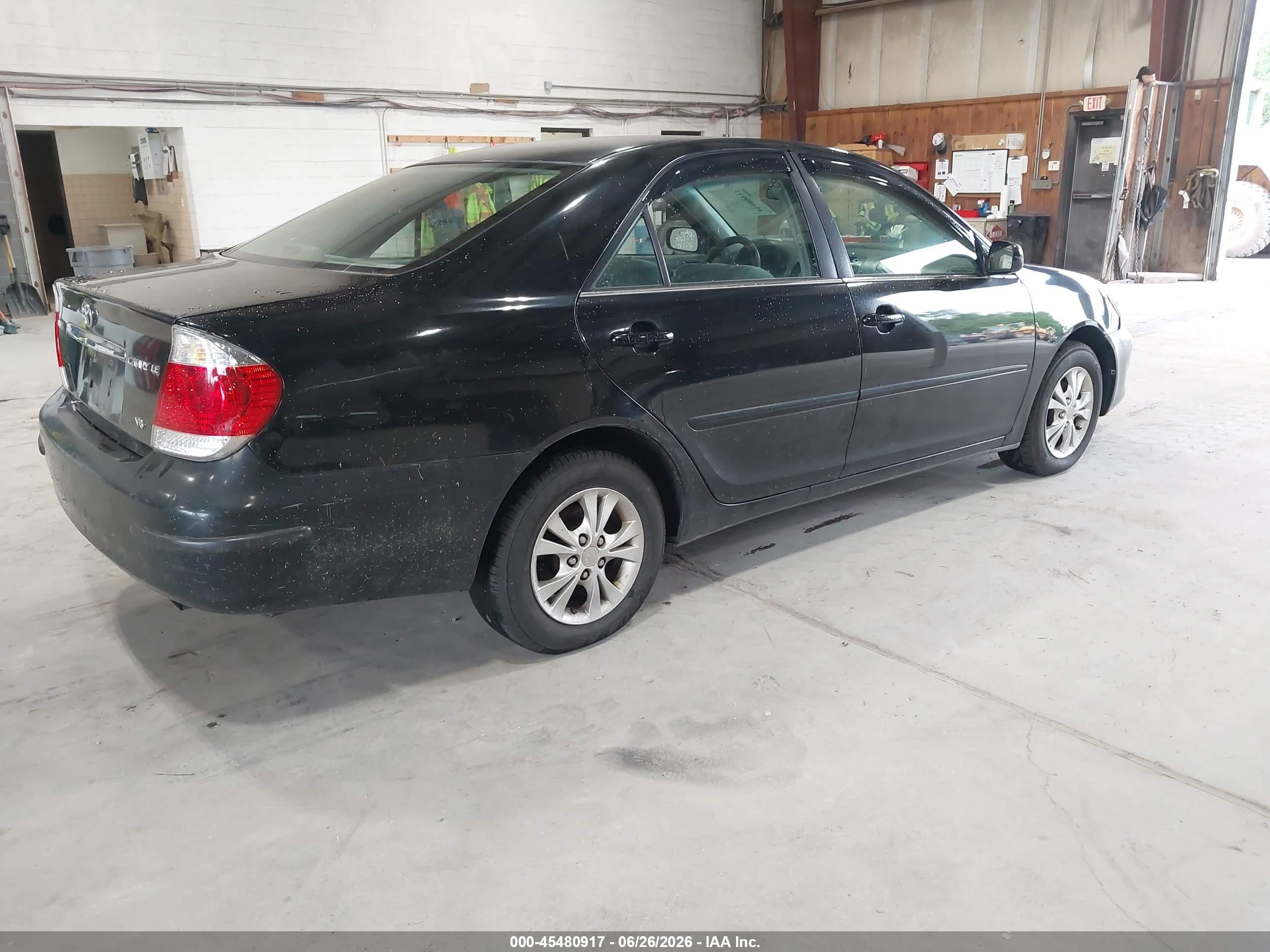 2006 Toyota Camry Le V6 Черный vin: 4T1BF32K26U634110