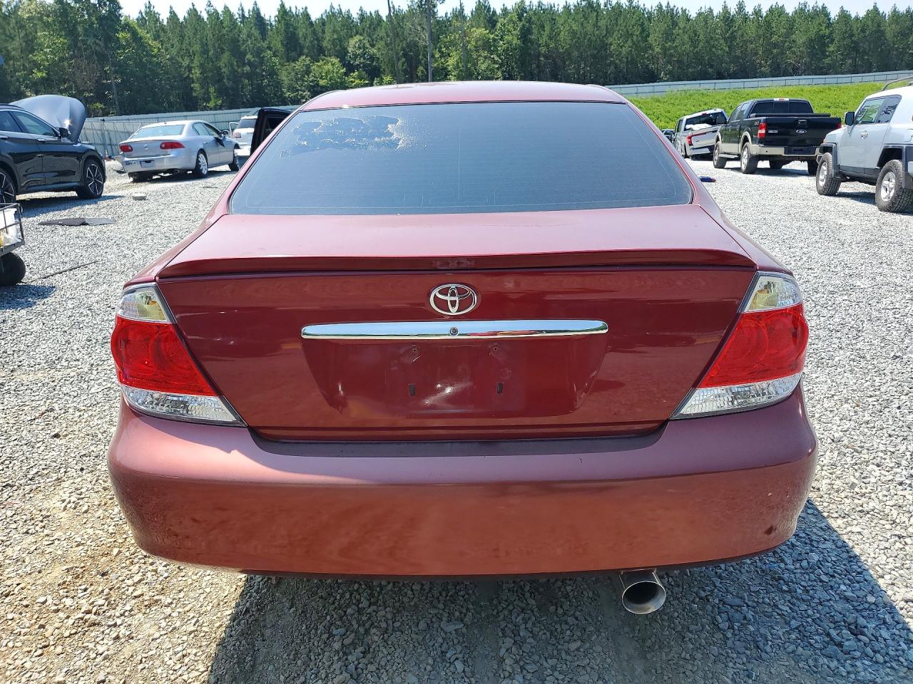 2005 Toyota Camry Xle V6 Red vin: 4T1BF32K35U094684