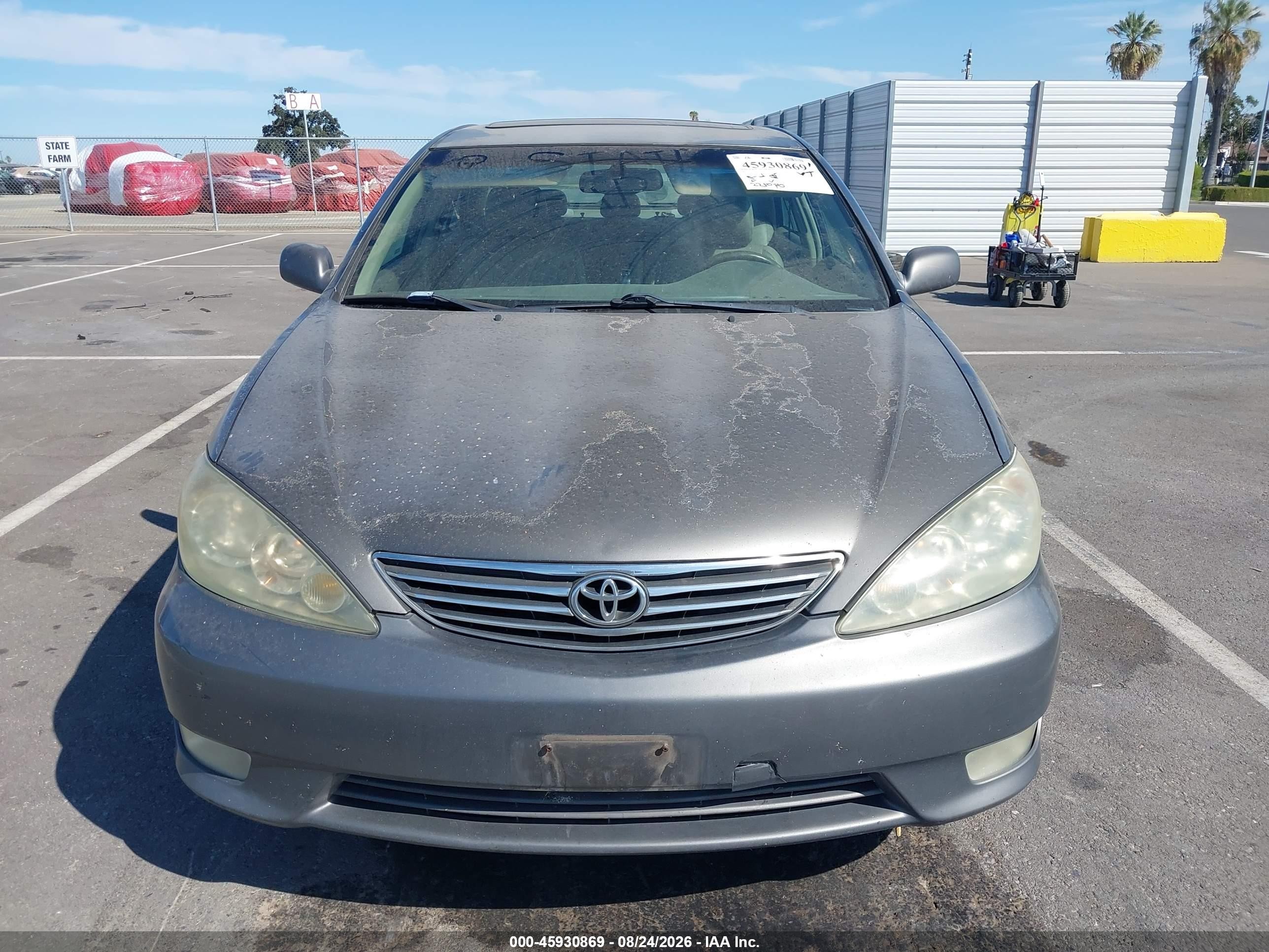 2005 Toyota Camry Xle V6 Gray vin: 4T1BF32K35U593839