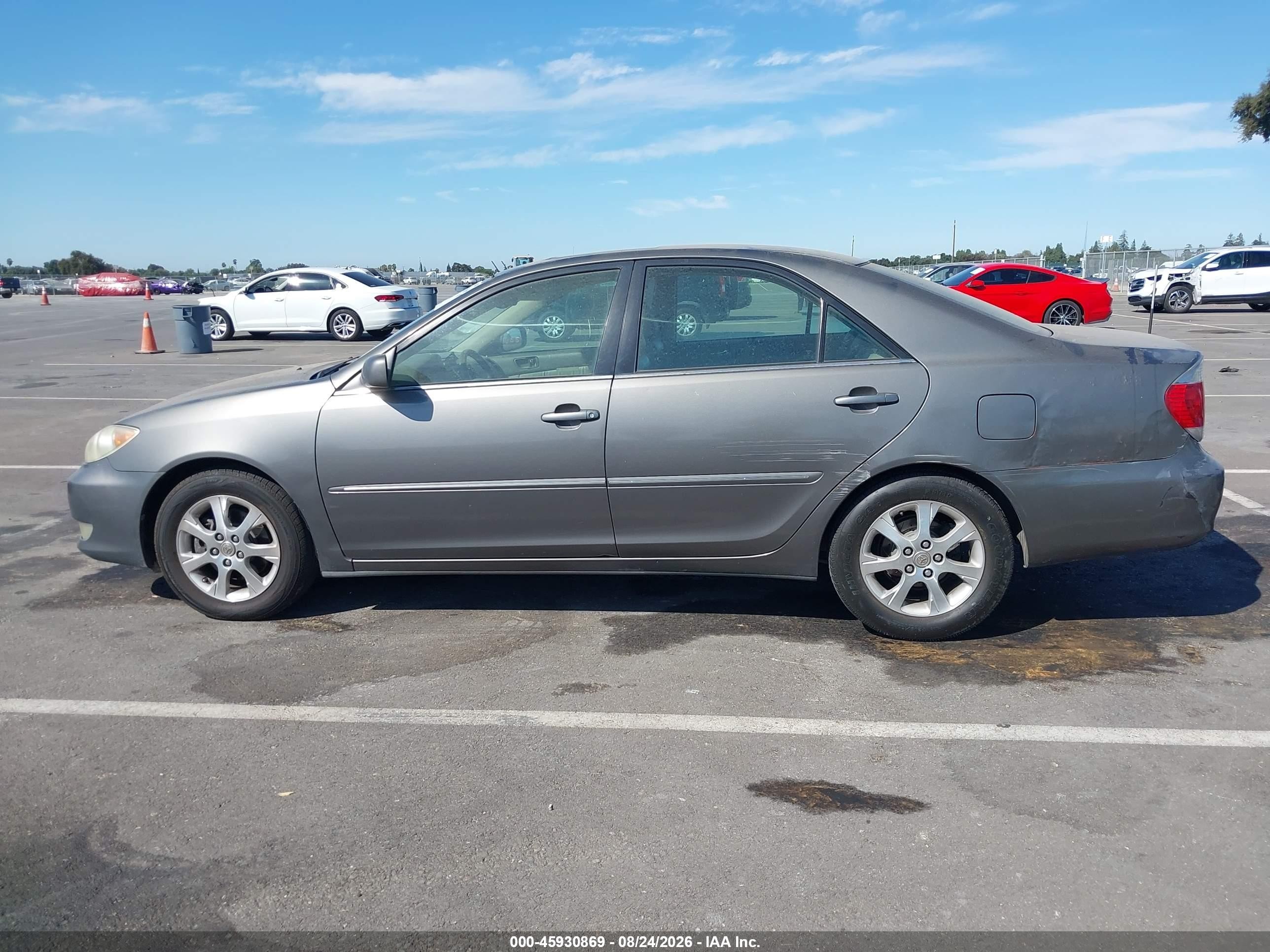 2005 Toyota Camry Xle V6 Gray vin: 4T1BF32K35U593839