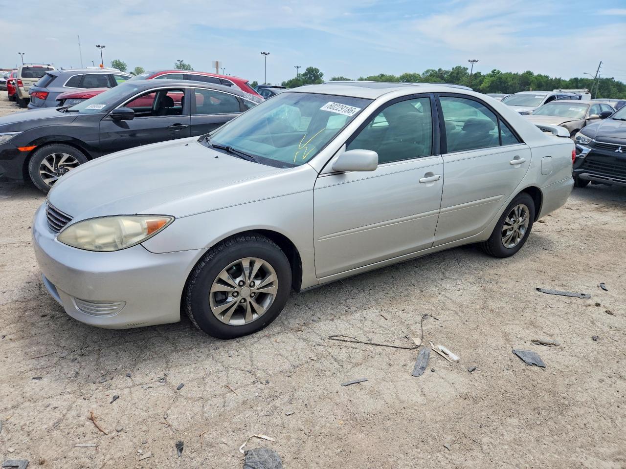 2005 Toyota Camry Le V6 Silver vin: 4T1BF32K35U614334
