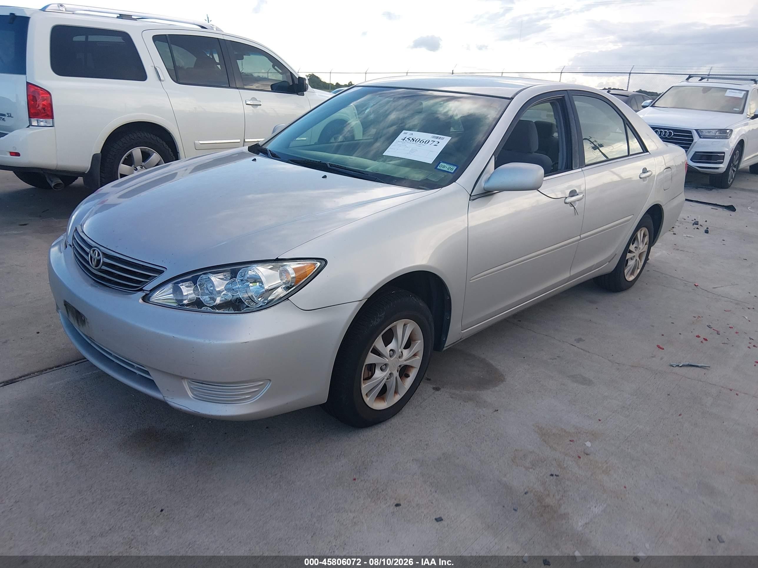 2005 Toyota Camry Le V6 Silver vin: 4T1BF32K35U615001