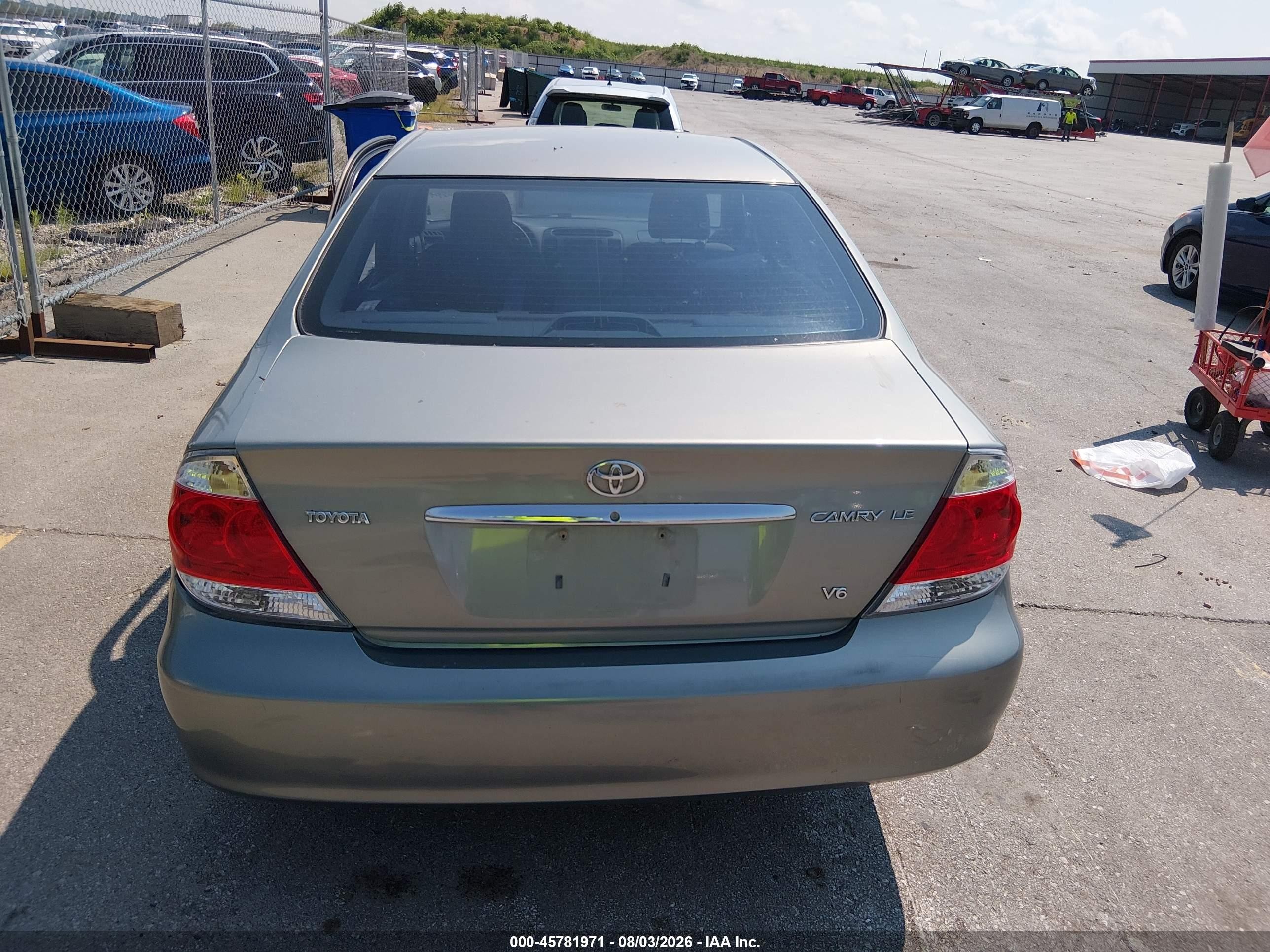 2006 Toyota Camry Le V6 Beige vin: 4T1BF32K36U629613