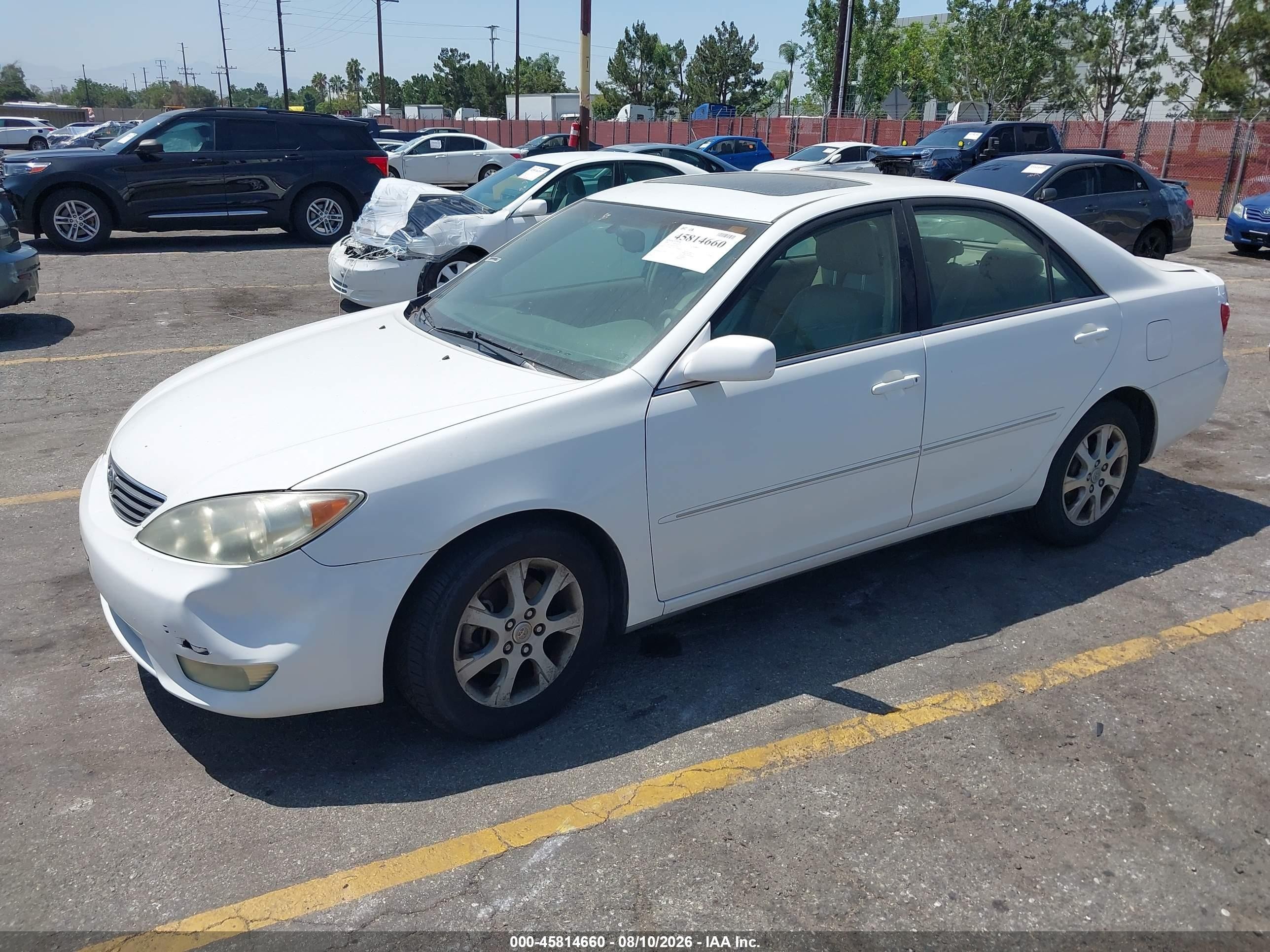 2006 Toyota Camry Xle V6 Белый vin: 4T1BF32K36U633564