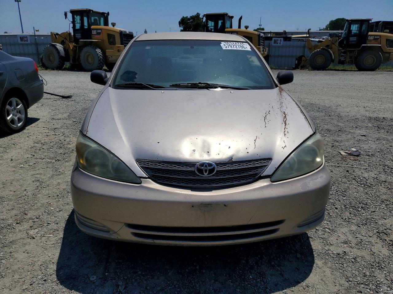 2002 Toyota Camry Le V6 Gold vin: 4T1BF32K42U026454
