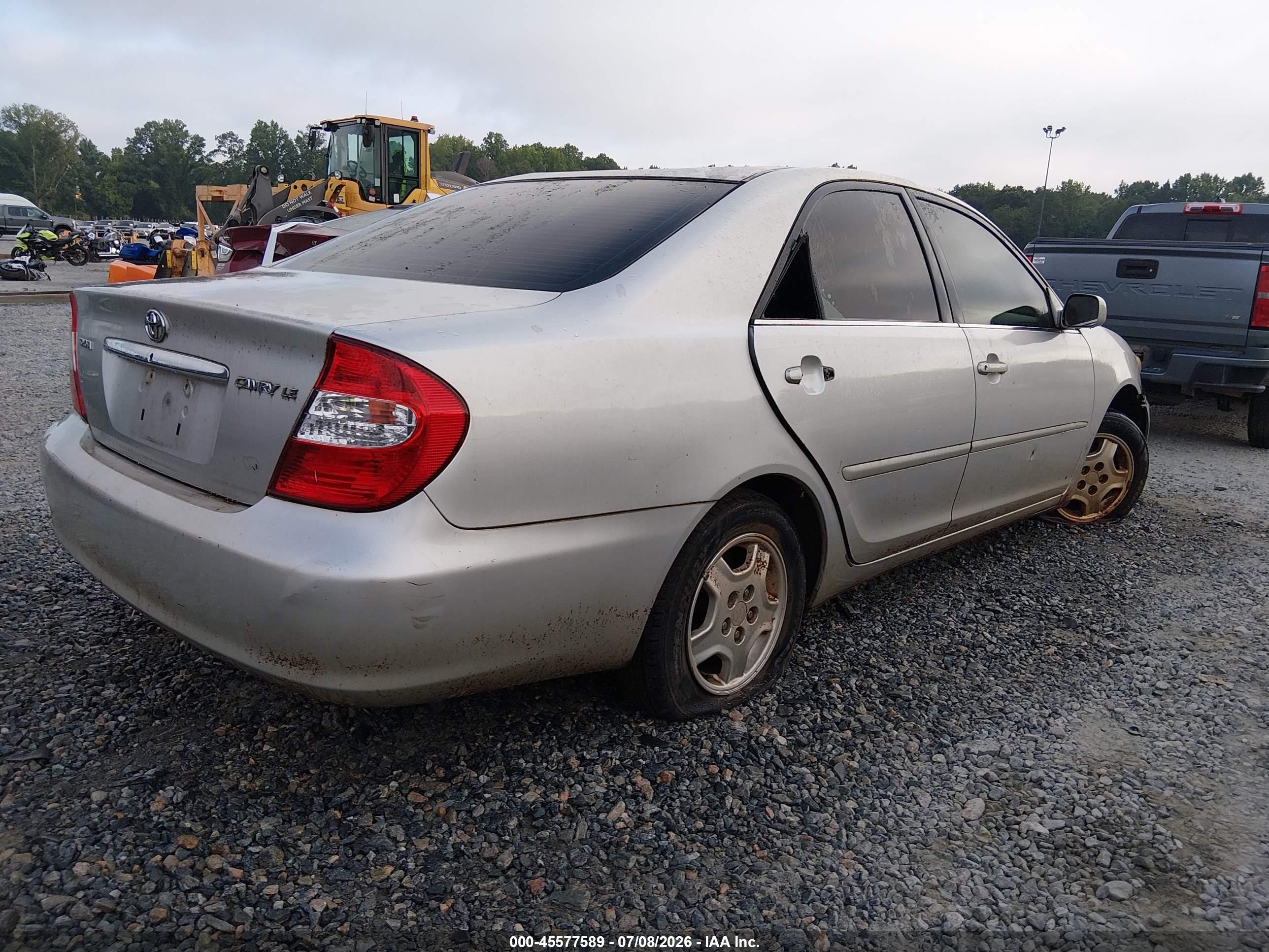 2003 Toyota Camry Le V6 Gray vin: 4T1BF32K43U042610