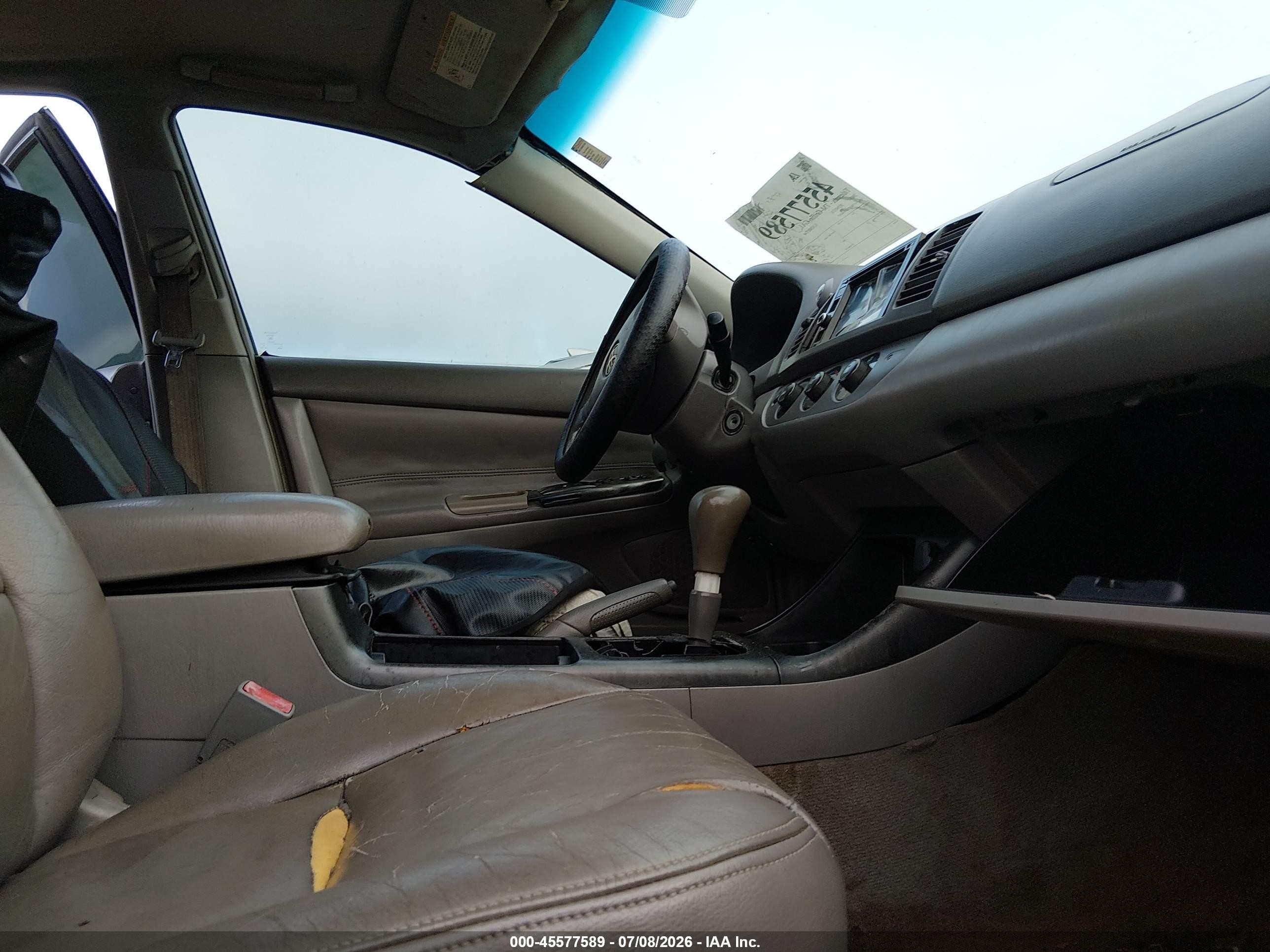 2003 Toyota Camry Le V6 Gray vin: 4T1BF32K43U042610