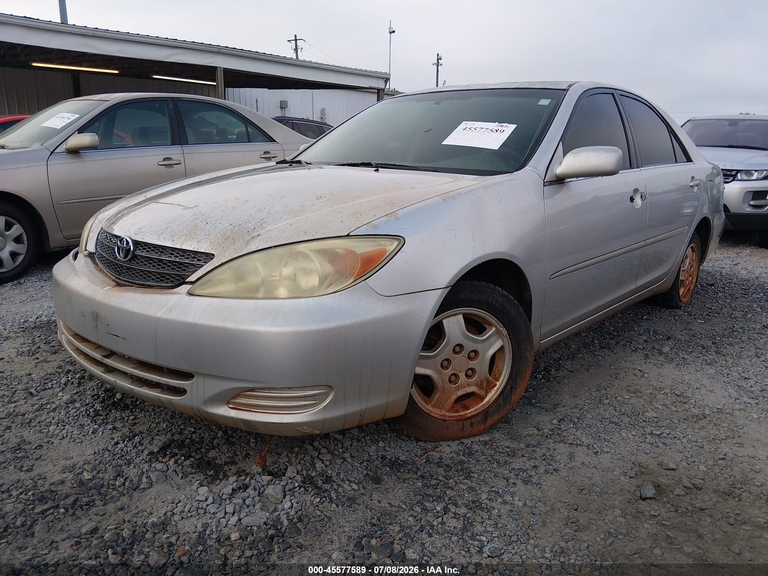 2003 Toyota Camry Le V6 Gray vin: 4T1BF32K43U042610