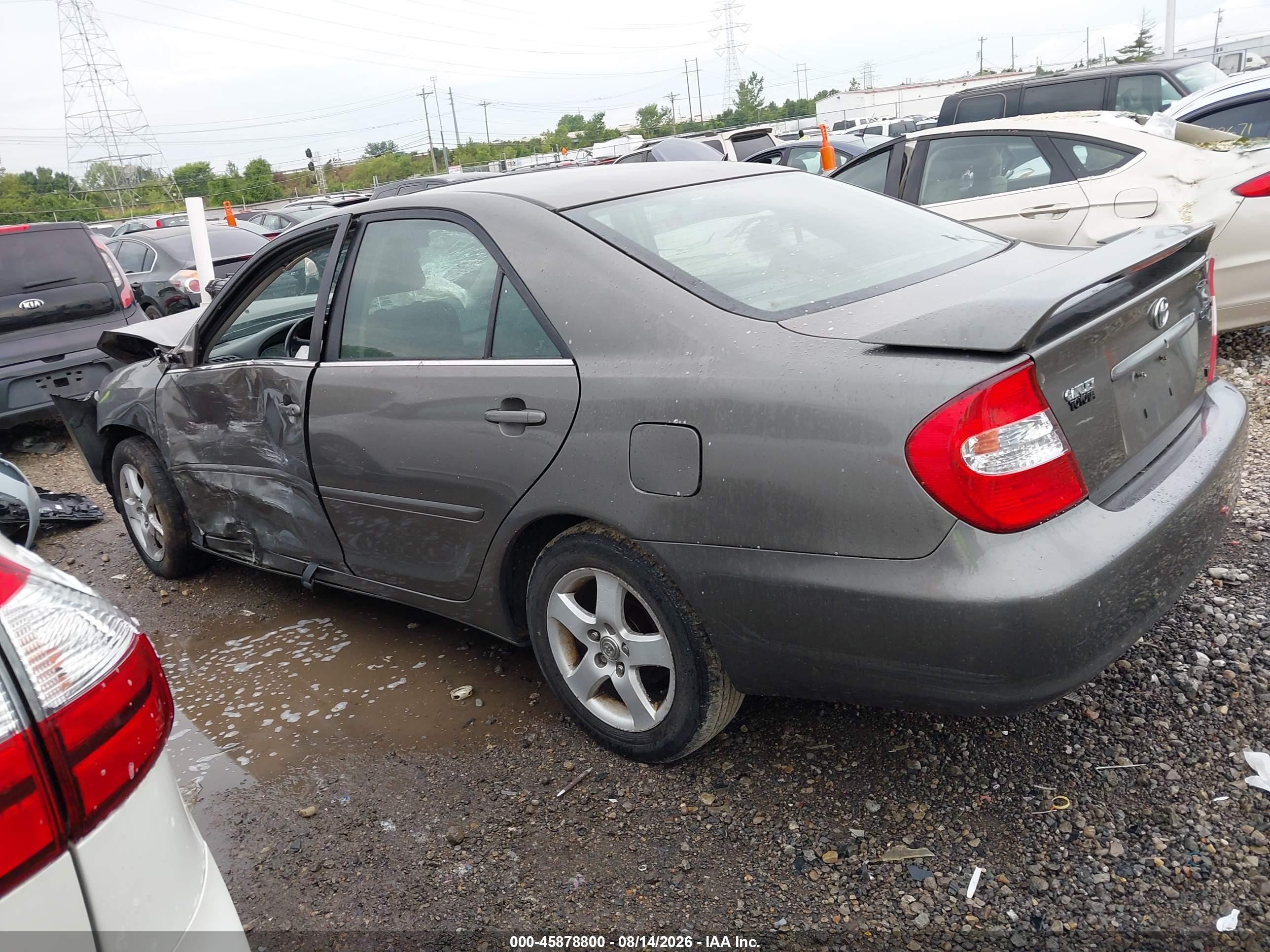2003 Toyota Camry Se V6 Gray vin: 4T1BF32K43U545165