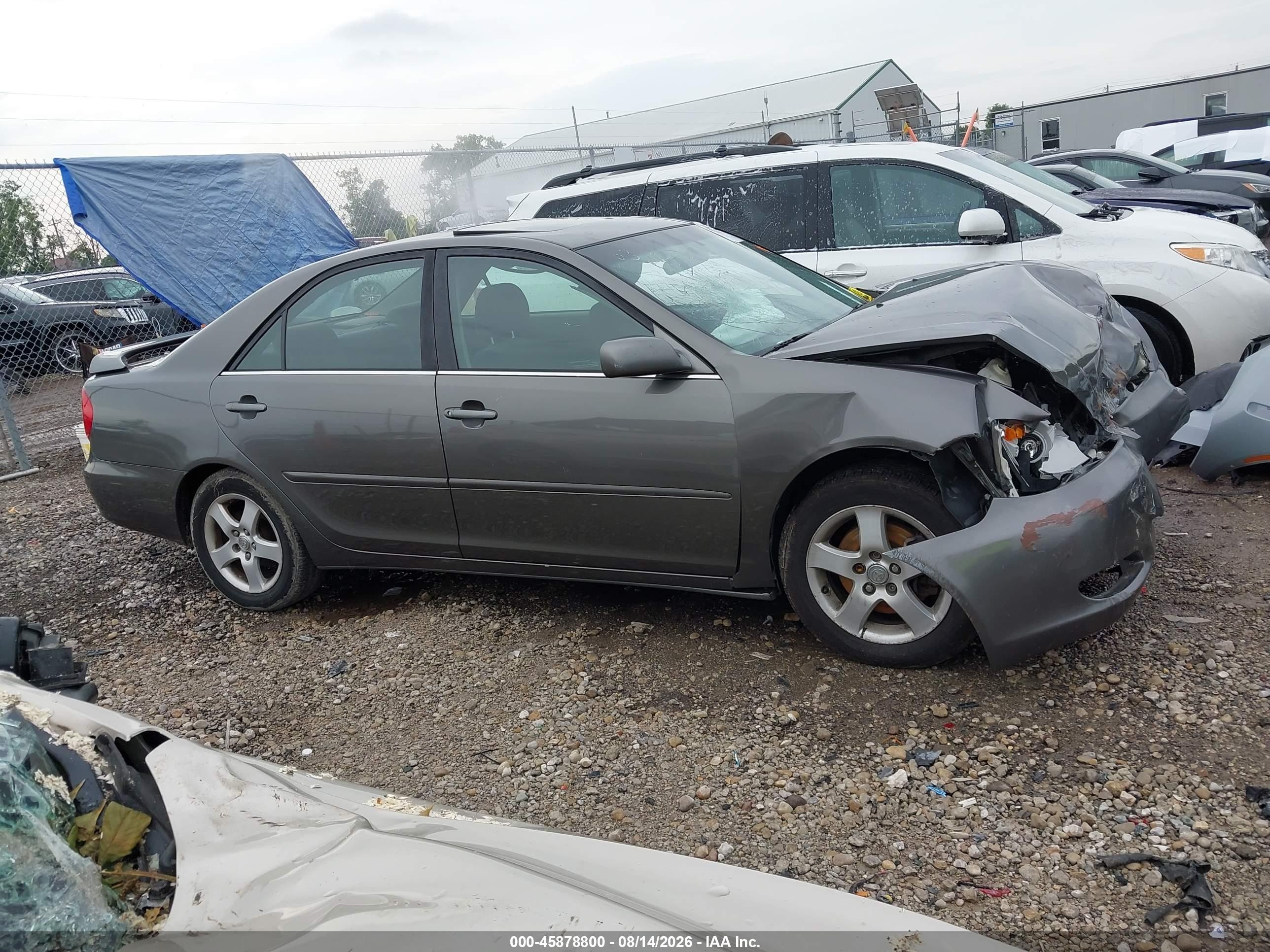 2003 Toyota Camry Se V6 Gray vin: 4T1BF32K43U545165