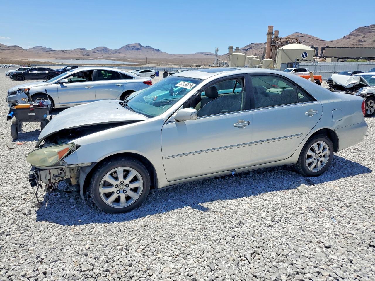2003 Toyota Camry Xle V6 Silver vin: 4T1BF32K43U557767