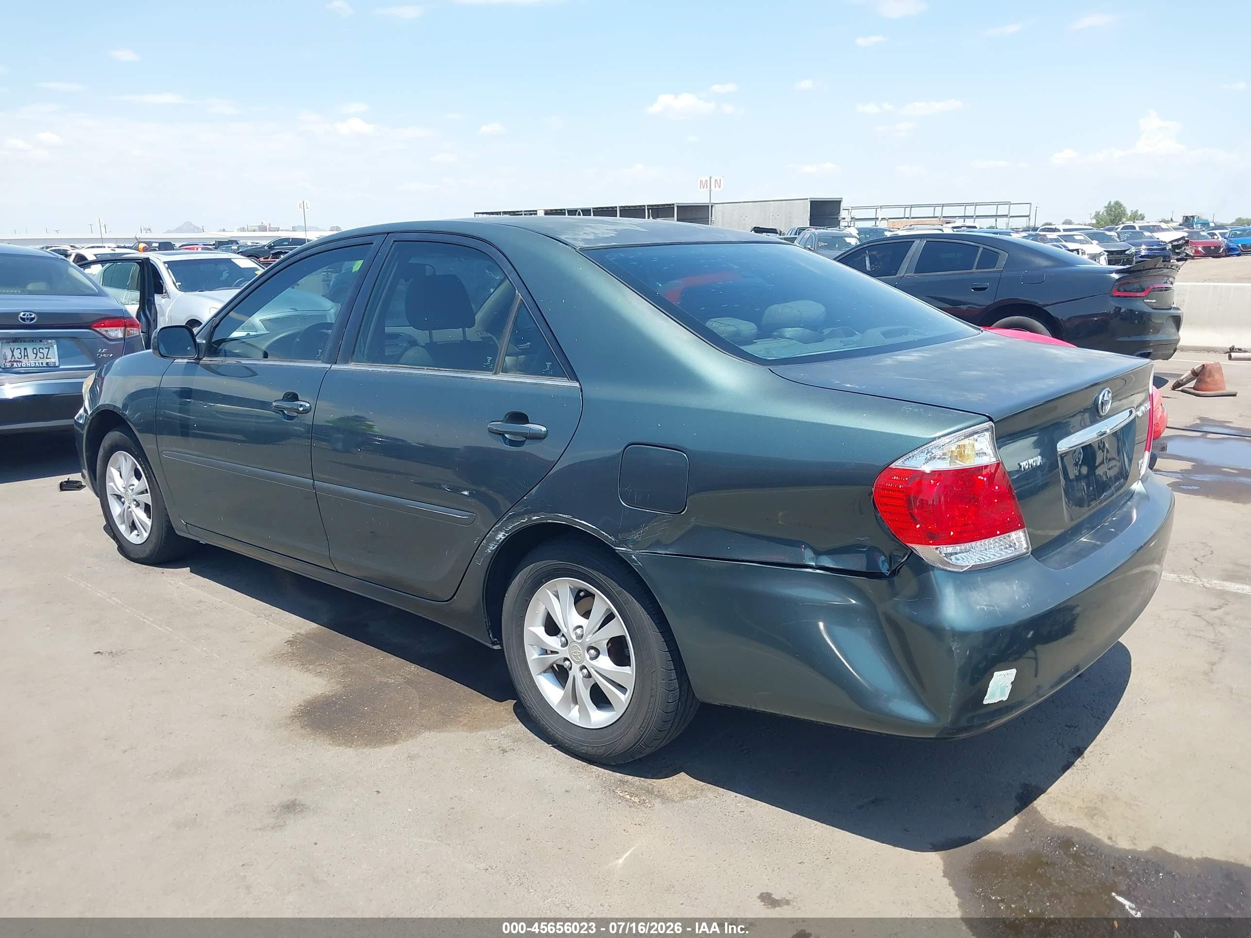 2006 Toyota Camry Le V6 Green vin: 4T1BF32K46U116791
