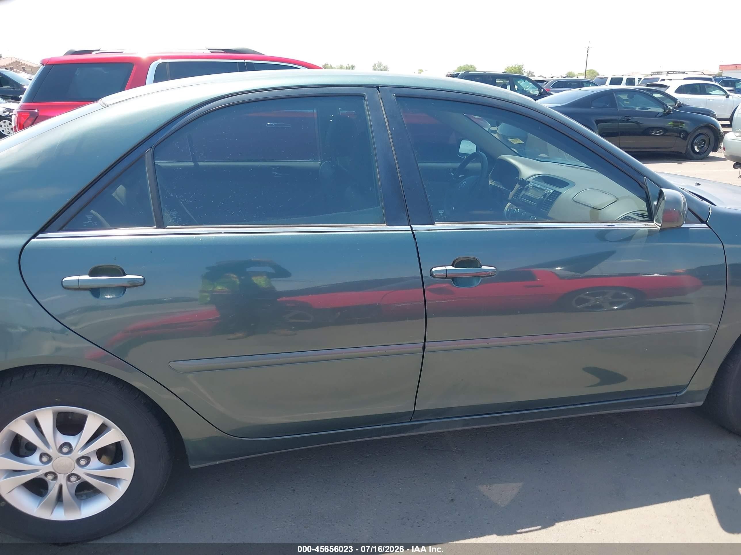 2006 Toyota Camry Le V6 Green vin: 4T1BF32K46U116791