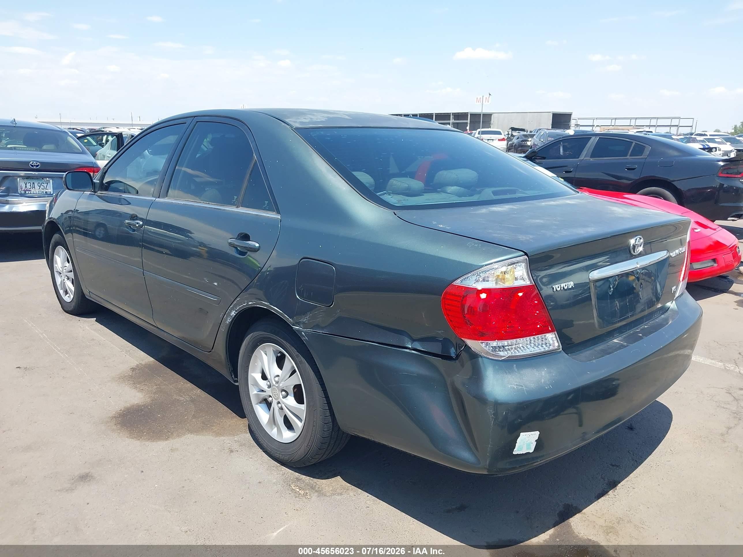 2006 Toyota Camry Le V6 Green vin: 4T1BF32K46U116791