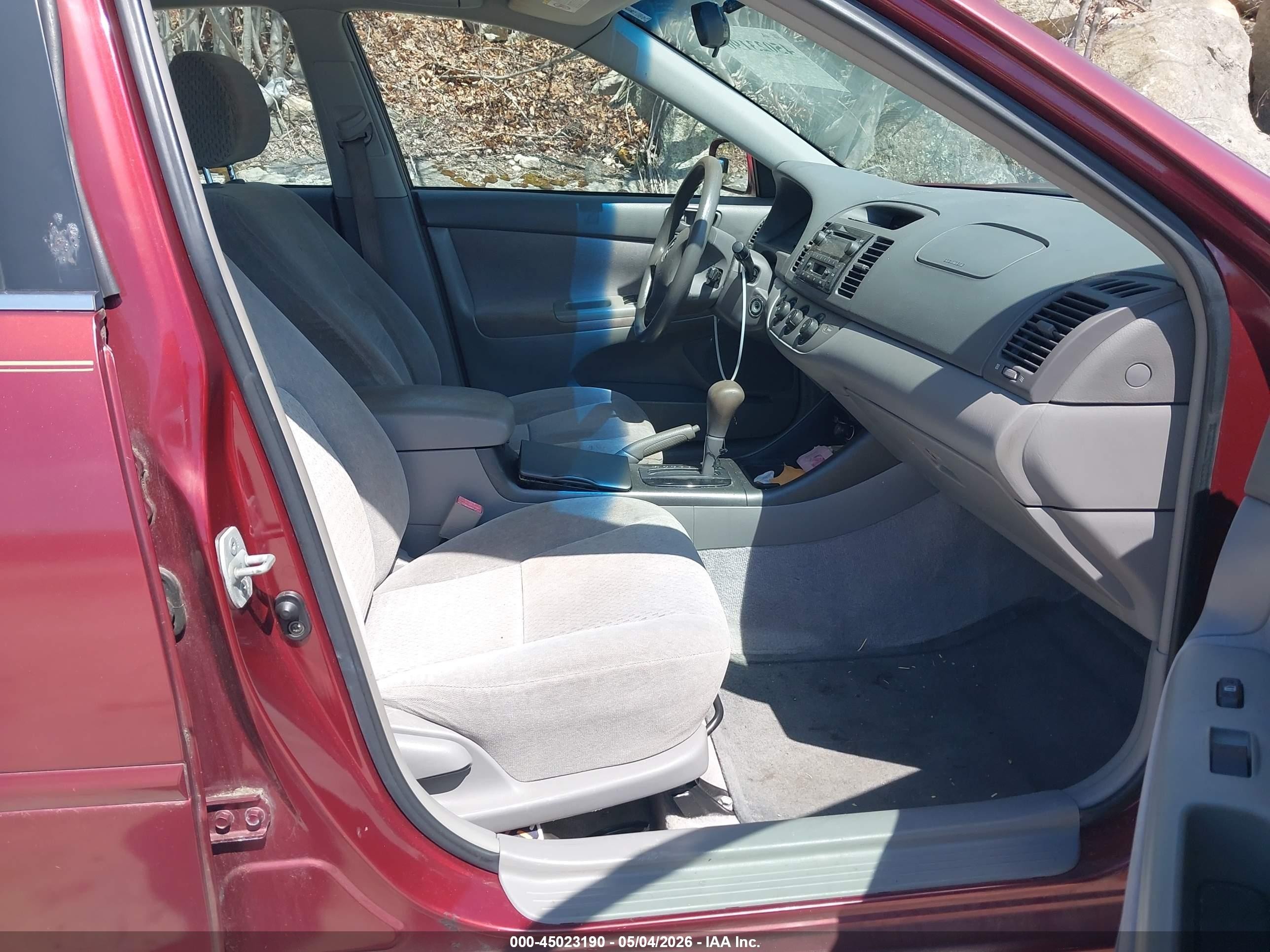 2002 Toyota Camry Le V6 Бордовый vin: 4T1BF32K52U005502