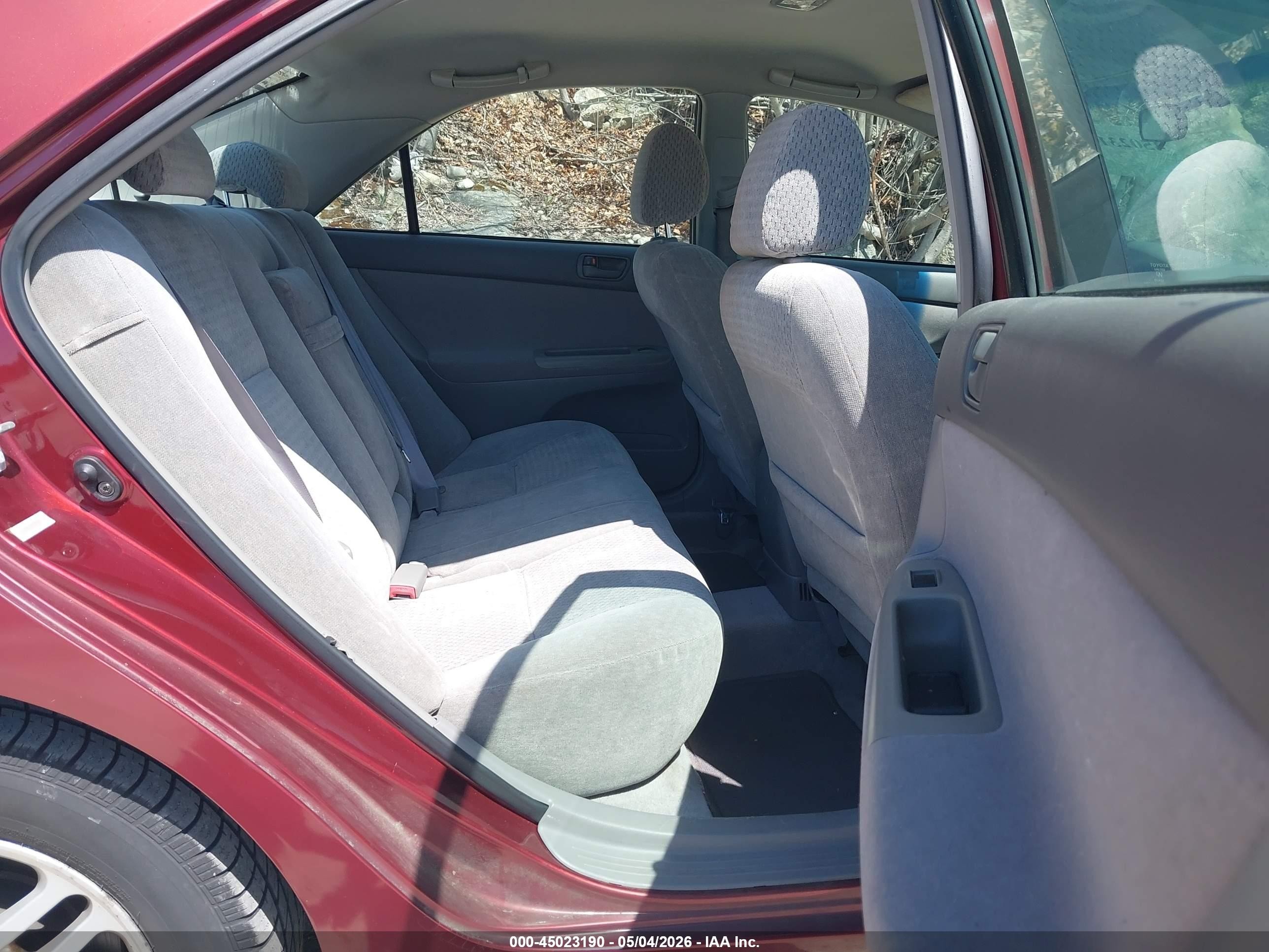 2002 Toyota Camry Le V6 Бордовый vin: 4T1BF32K52U005502