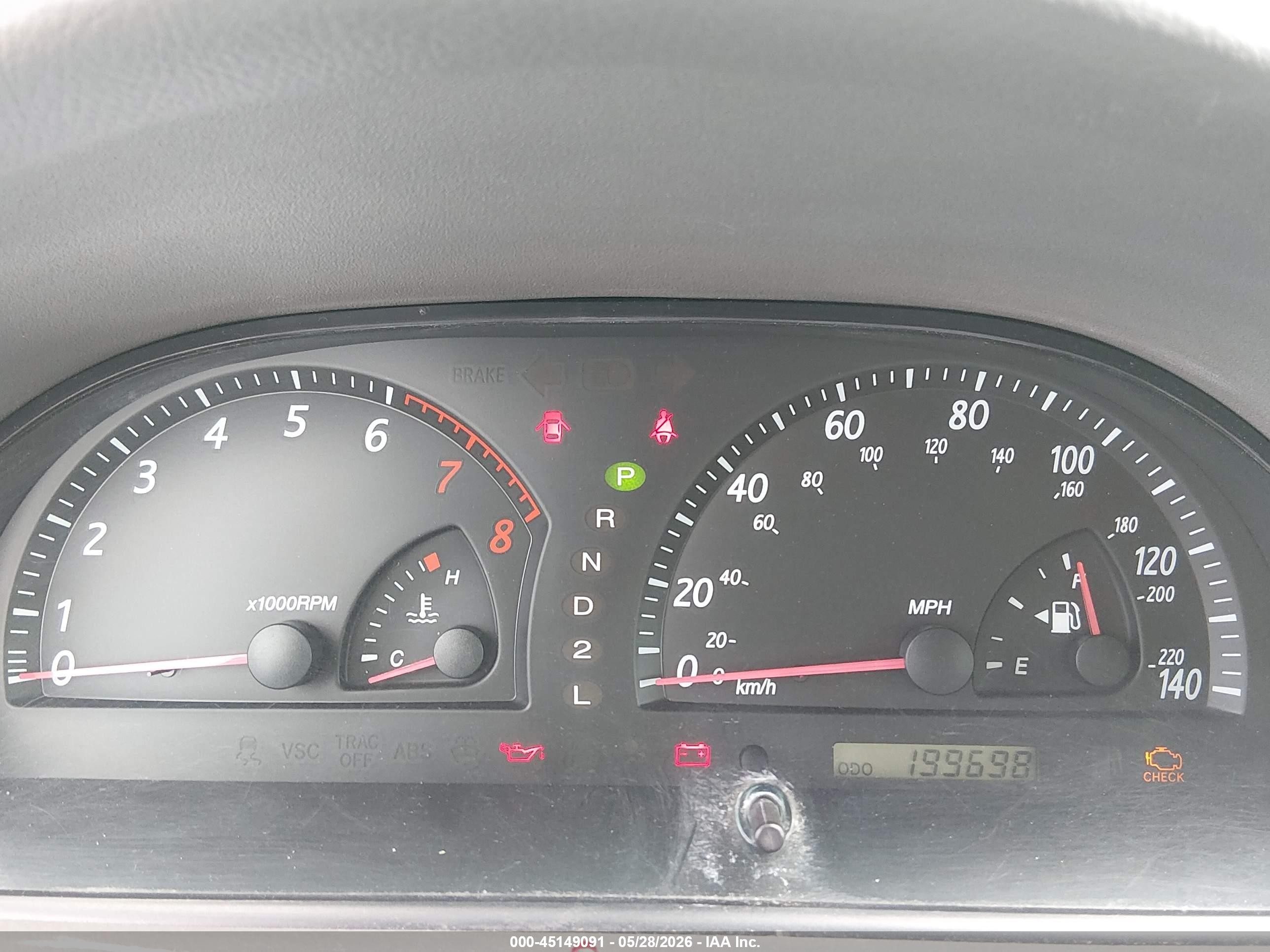 2002 Toyota Camry Le V6 Silver vin: 4T1BF32K52U027631