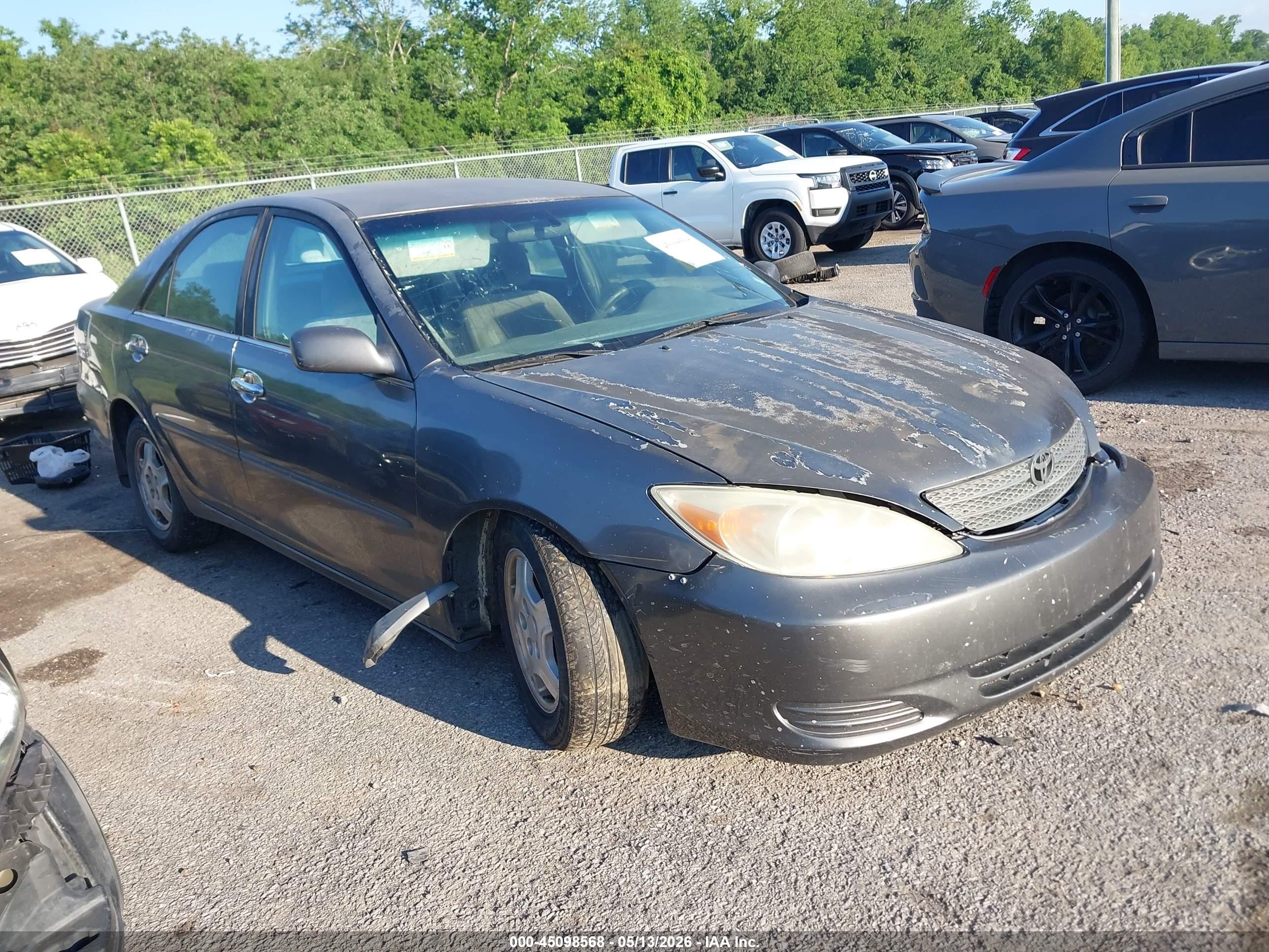 2002 Toyota Camry Le V6 Gray vin: 4T1BF32K52U517552