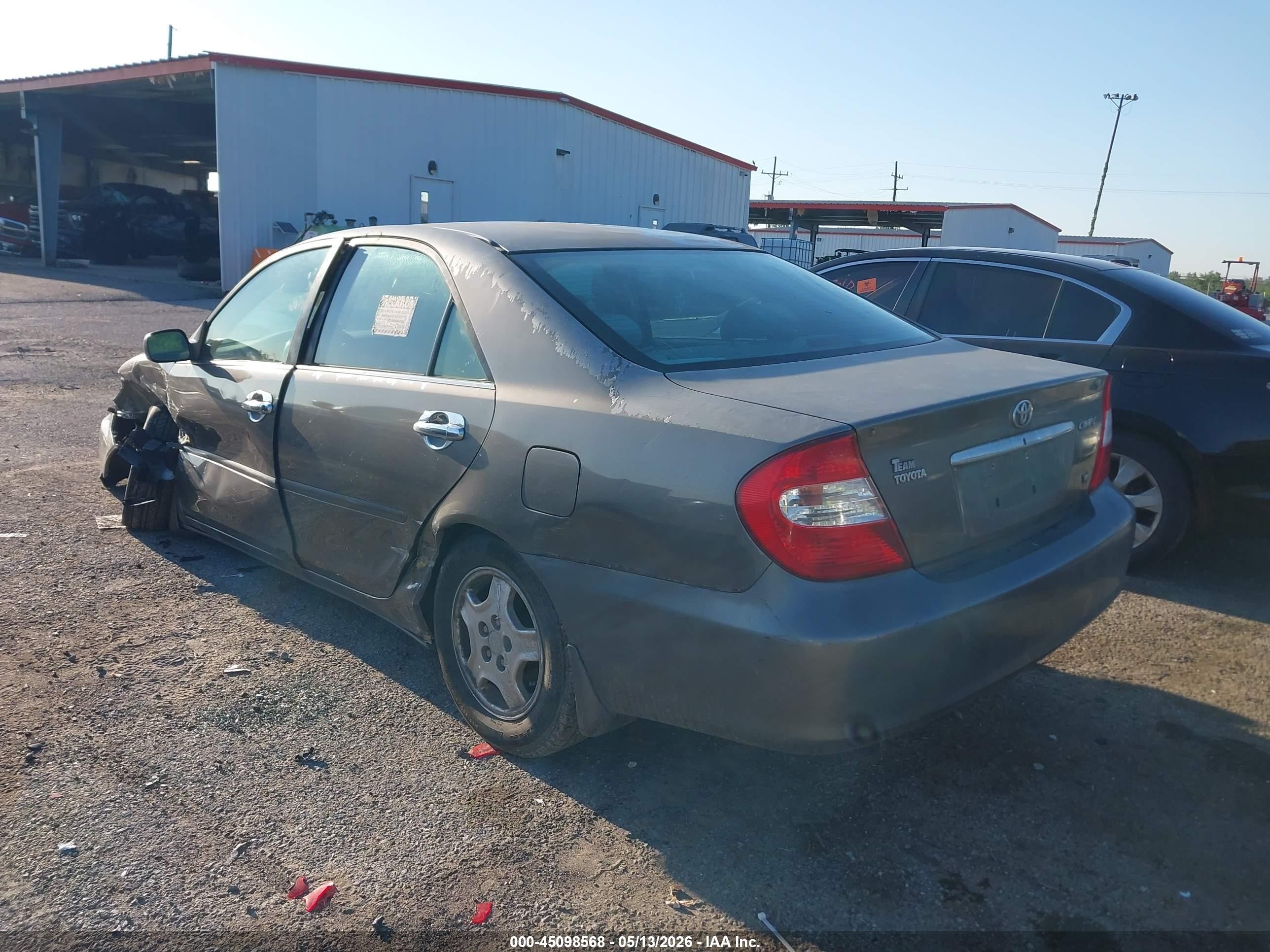 2002 Toyota Camry Le V6 Gray vin: 4T1BF32K52U517552