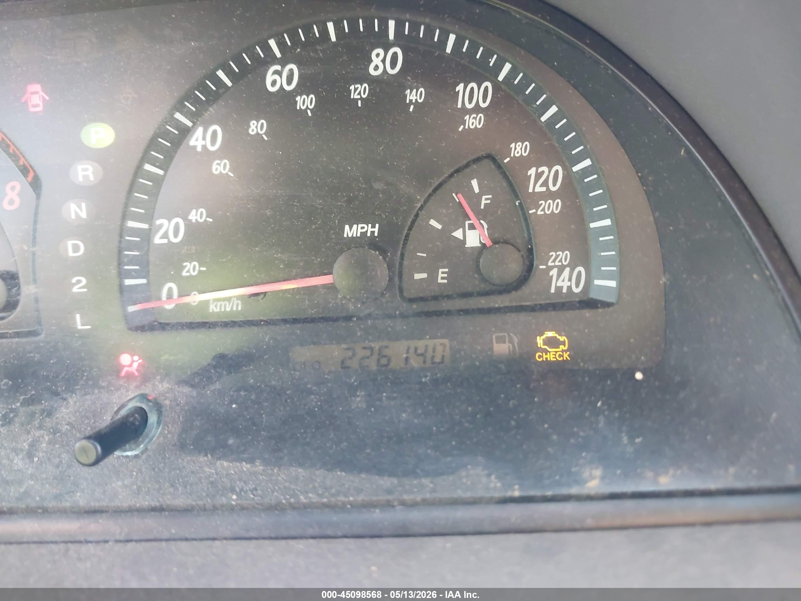 2002 Toyota Camry Le V6 Gray vin: 4T1BF32K52U517552