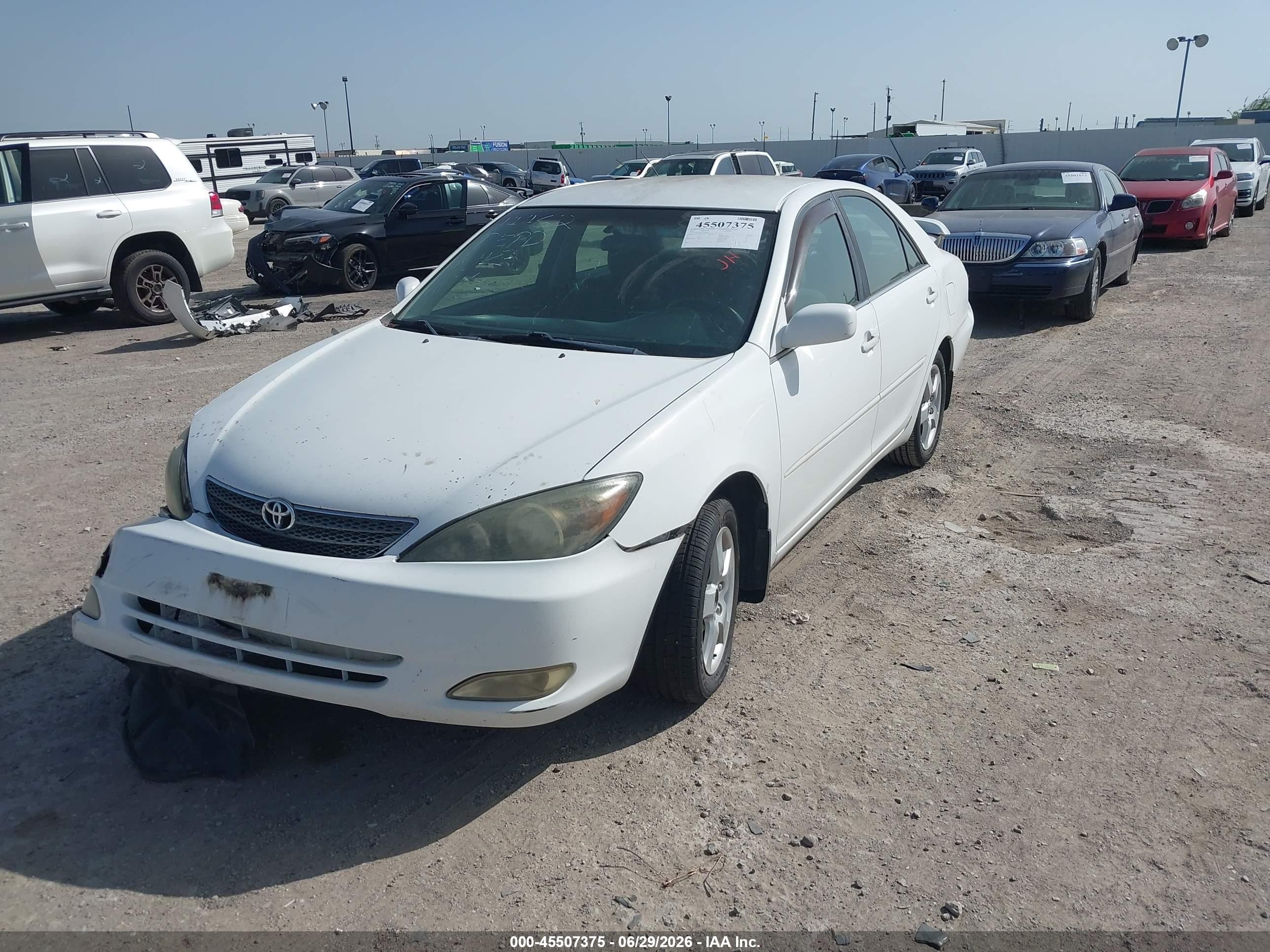2003 Toyota Camry Se V6 White vin: 4T1BF32K53U038470