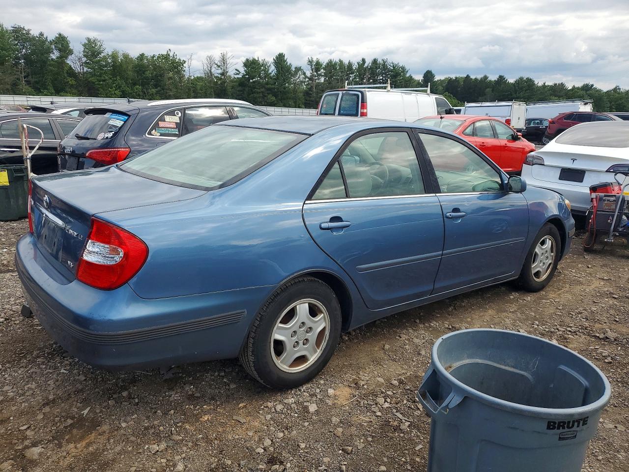 2003 Toyota Camry Le V6 Blue vin: 4T1BF32K53U544297