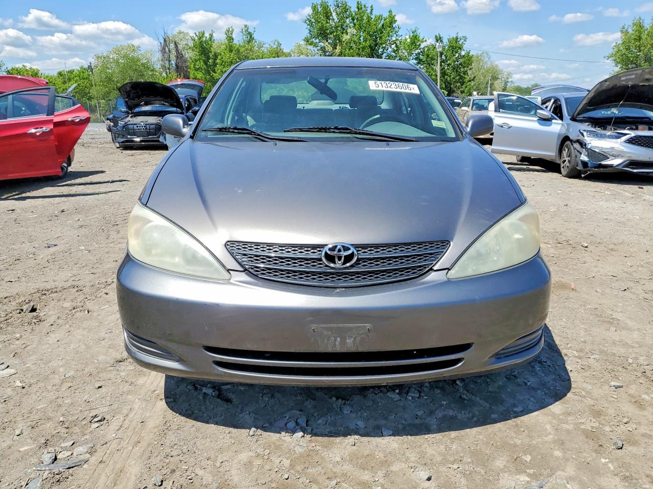 2003 Toyota Camry Le V6 Gray vin: 4T1BF32K53U548219