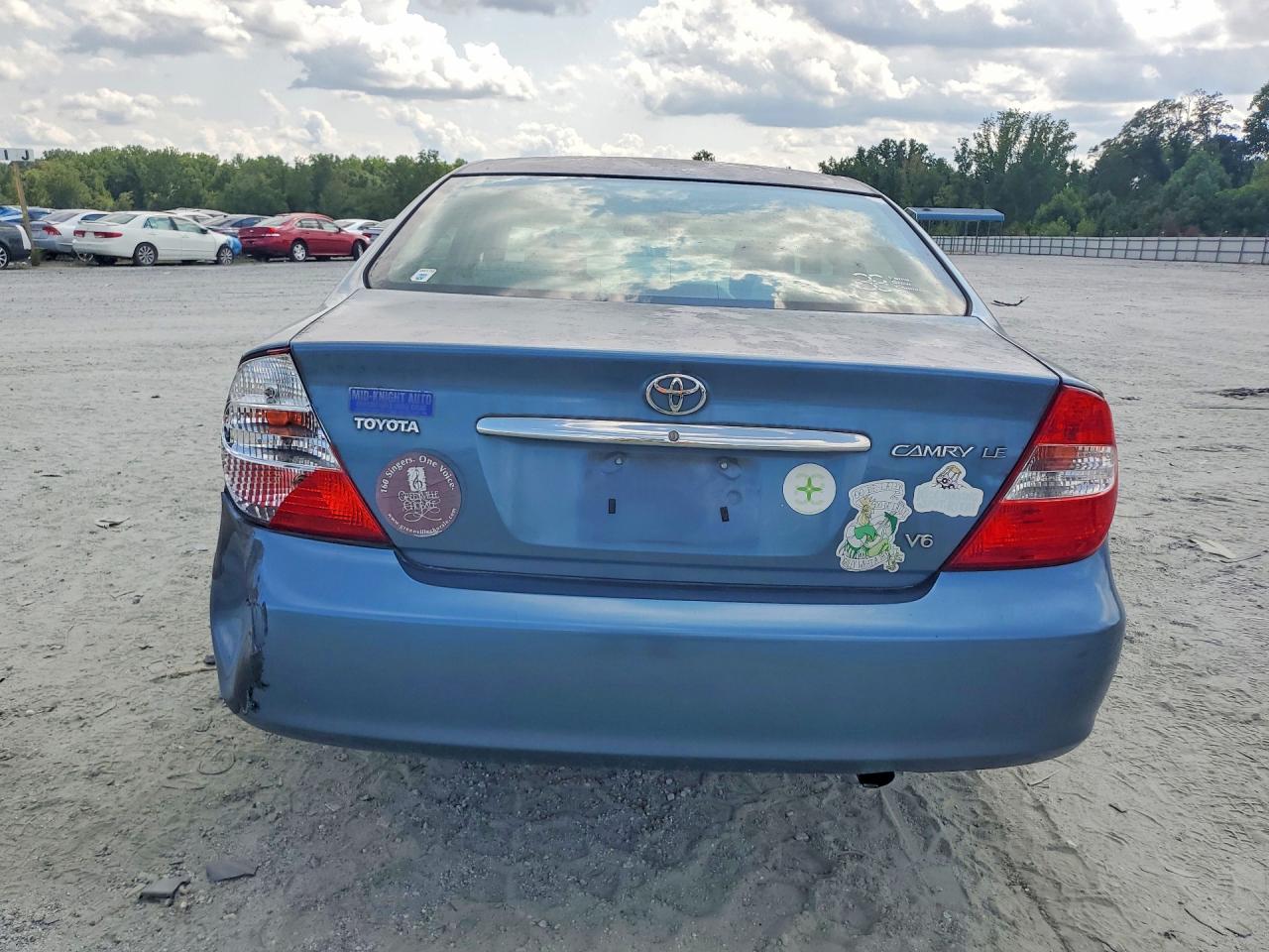 2003 Toyota Camry Le V6 Blue vin: 4T1BF32K53U564369