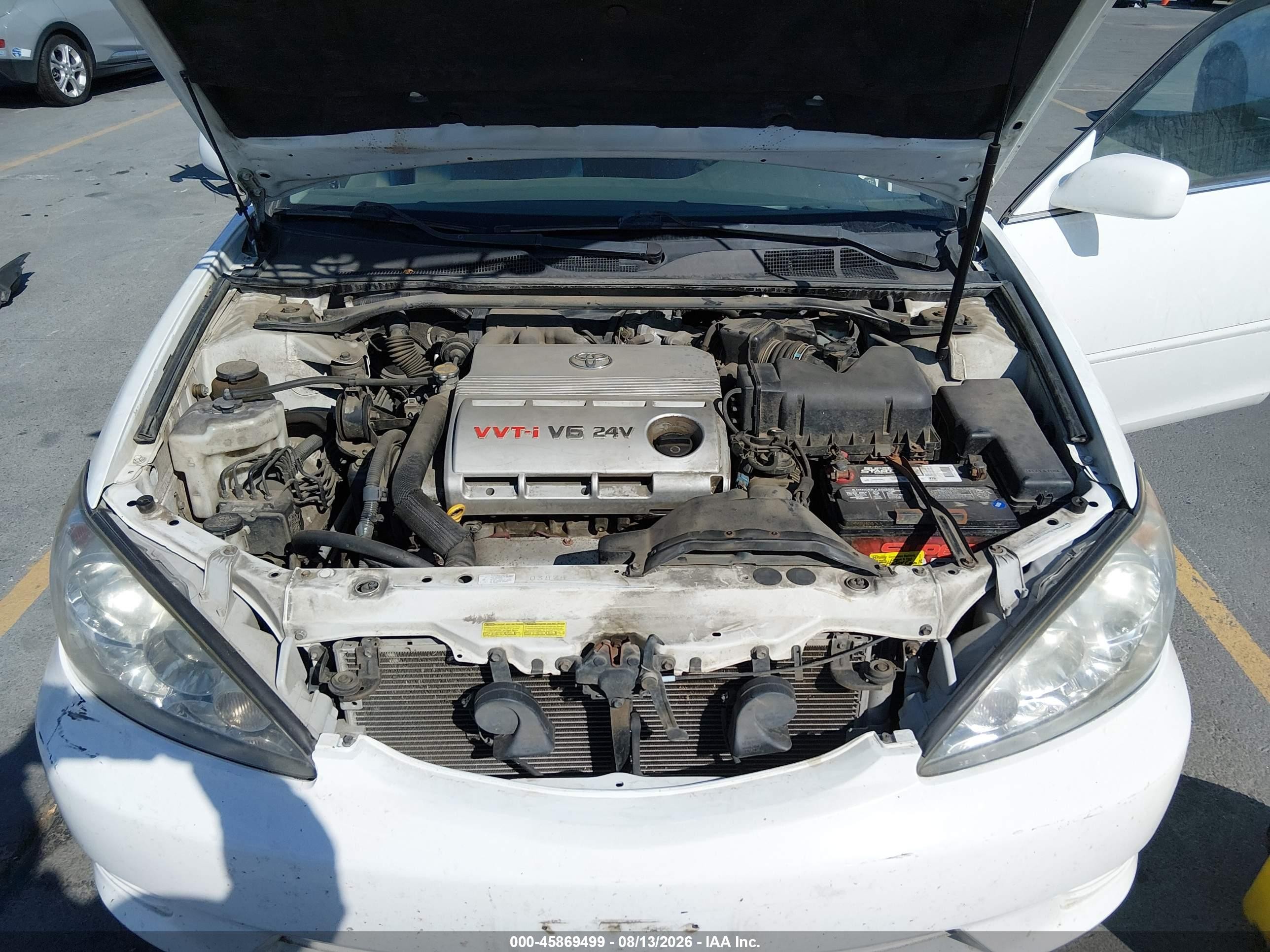 2005 Toyota Camry Le V6 White vin: 4T1BF32K55U091057