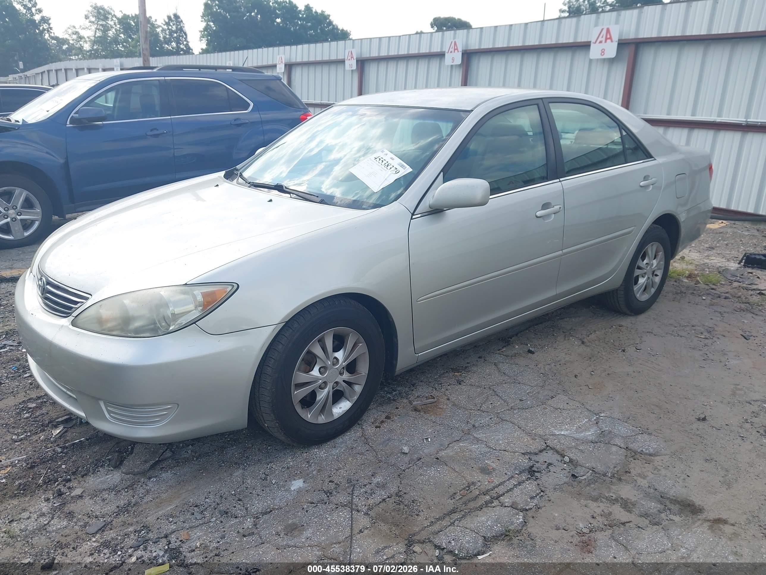 2005 Toyota Camry Le V6 Silver vin: 4T1BF32K55U105023