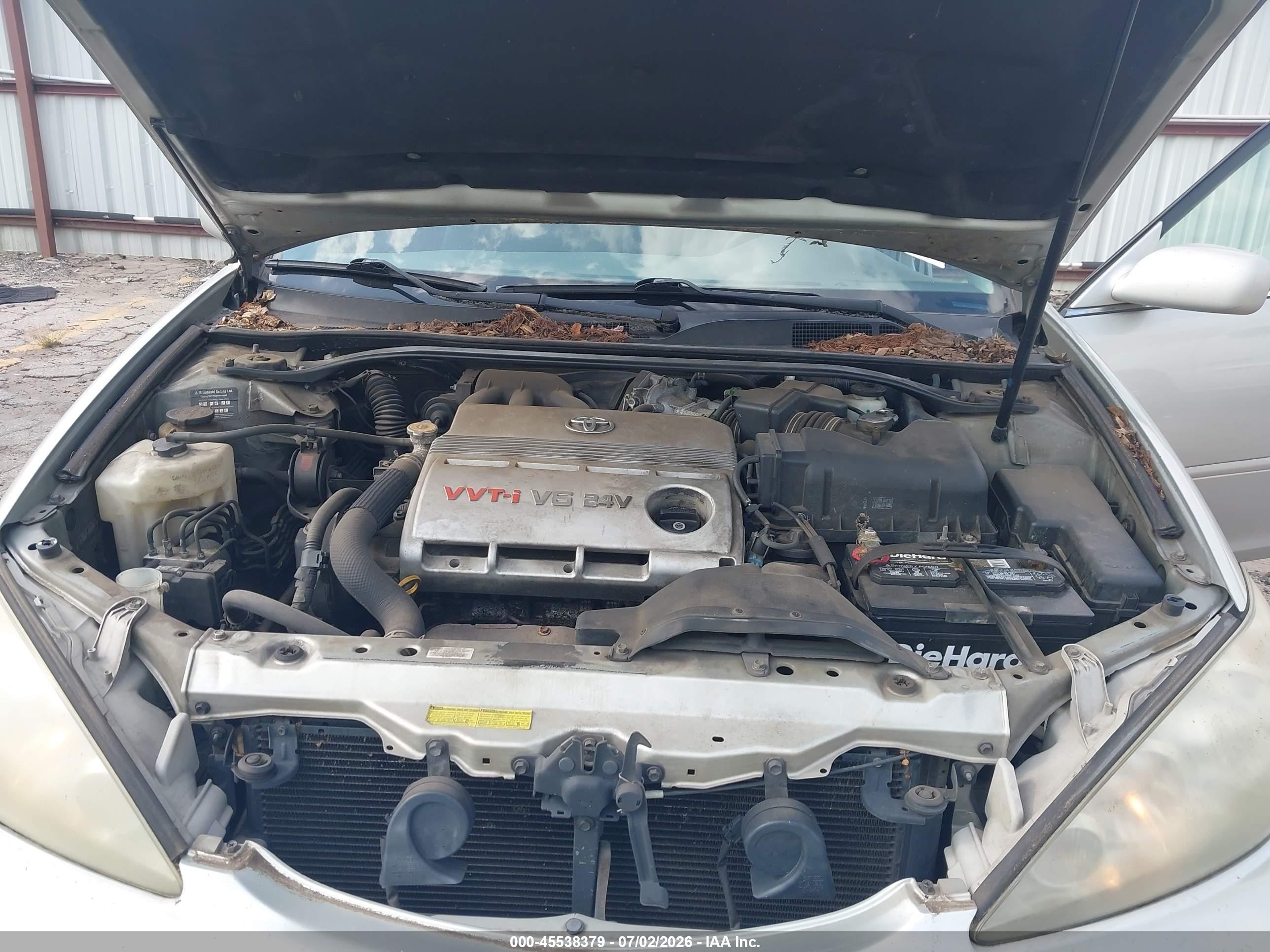 2005 Toyota Camry Le V6 Silver vin: 4T1BF32K55U105023