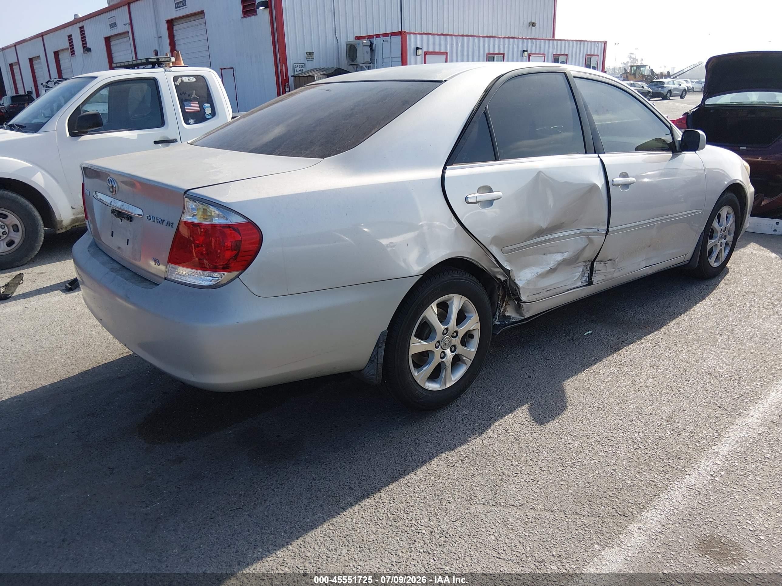 2005 Toyota Camry Xle V6 Серый vin: 4T1BF32K55U609412