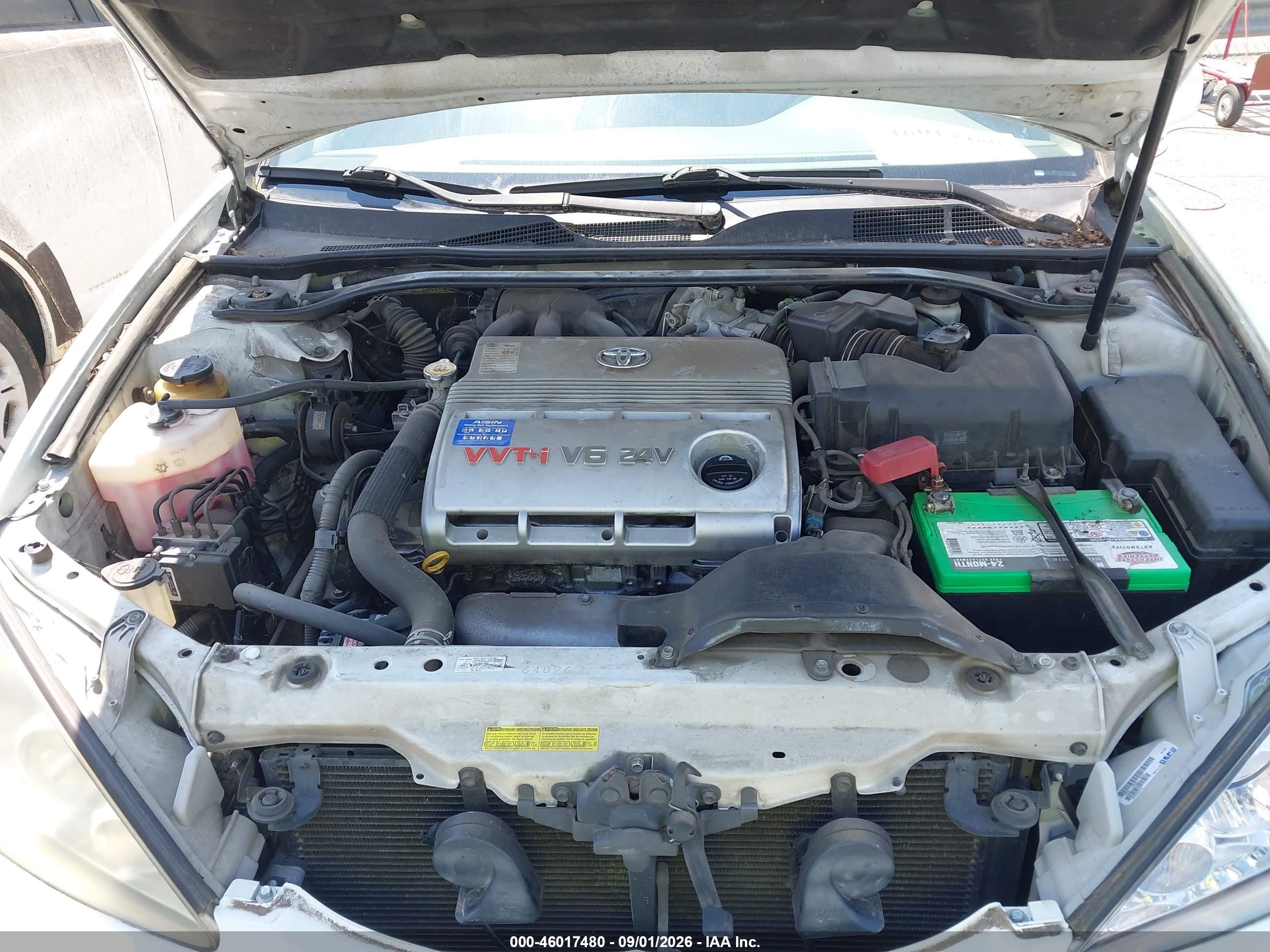 2005 Toyota Camry Xle V6 White vin: 4T1BF32K55U620524