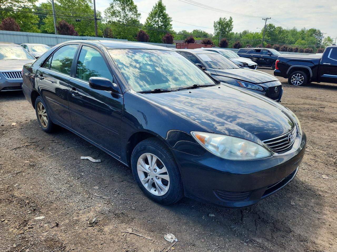 2006 Toyota Camry Le V6 Black vin: 4T1BF32K56U119425