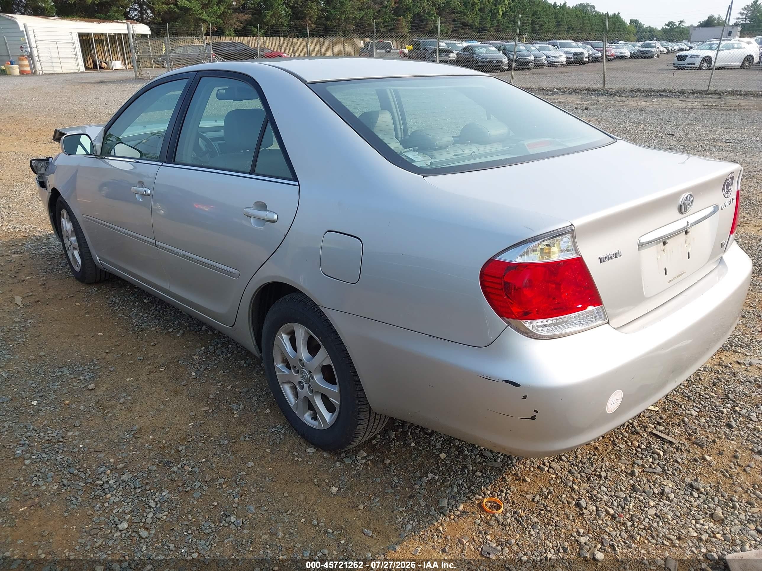 2006 Toyota Camry Xle V6 Серебряный vin: 4T1BF32K56U628978